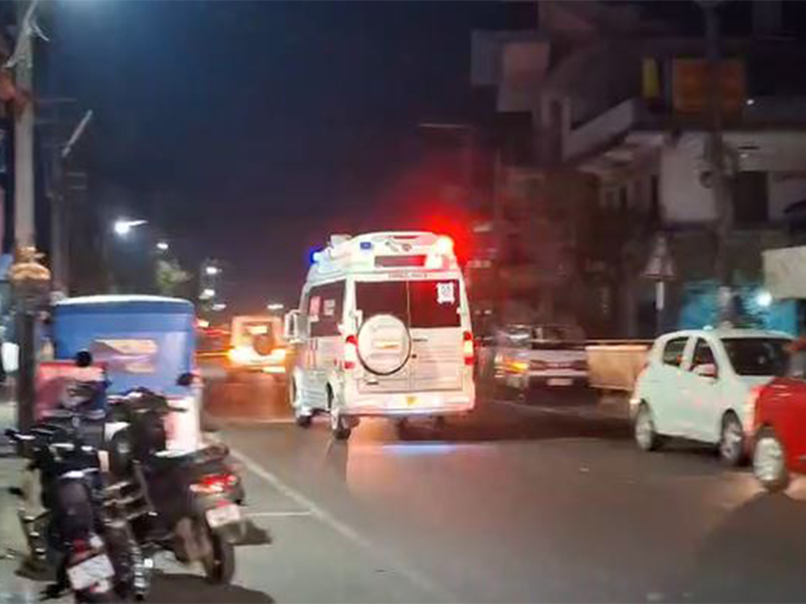 Organs of Kerala’s youngest donor being transported from hospital (Photo/ANI)
