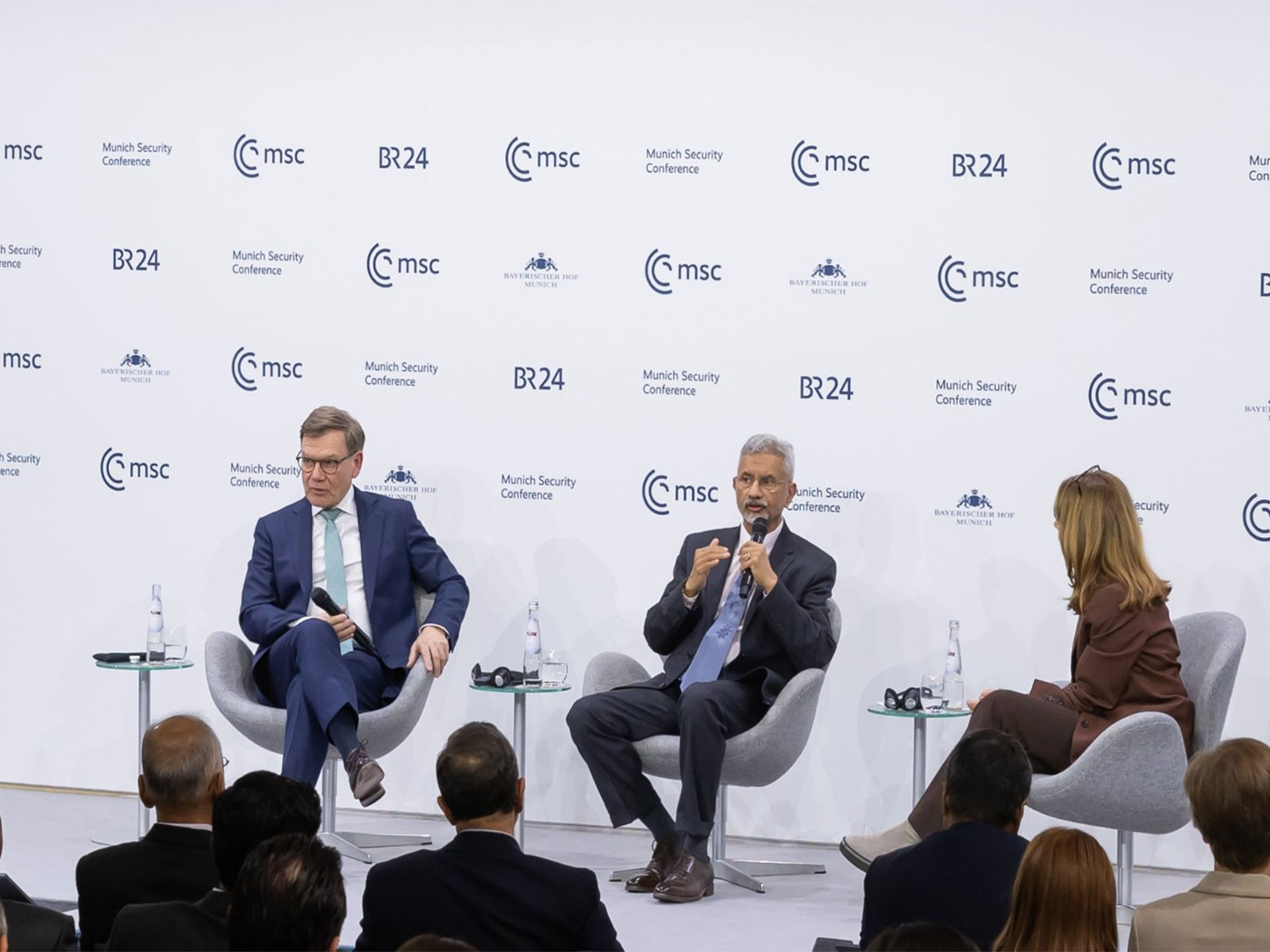 External Affairs Minister S Jaishankar speaks during a roundtable discussion at the Munich Security Conference 2026. (Photo: X/@DrSJaishankar)