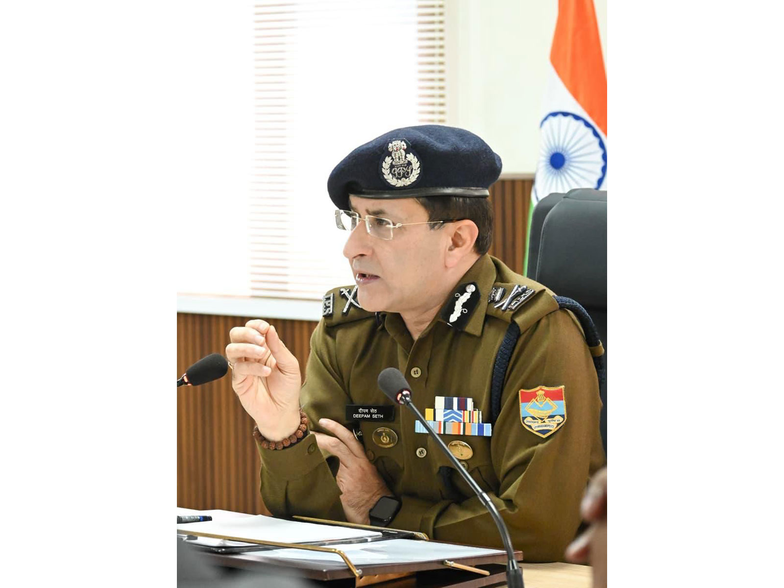 Uttarakhand Director General of Police Deepam Seth (Photo/UttarakhandPolice)