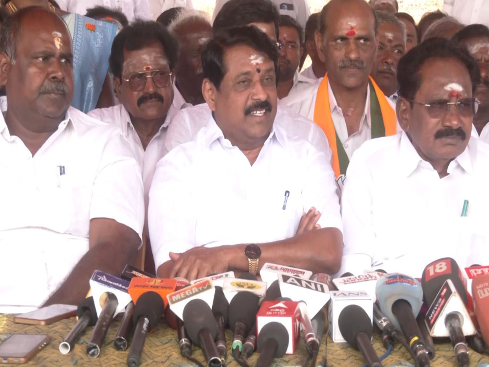 Tamil Nadu BJP president Nainar Nagendran (Photo/ANI) Tamil Nadu BJP president Nainar Nagendran (Photo/ANI)