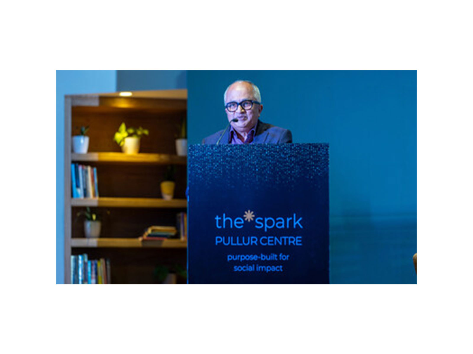 Vijay Pullur, CEO of WaveMaker Inc. and Founding Patron of the*spark | Pullur Centre at the launch