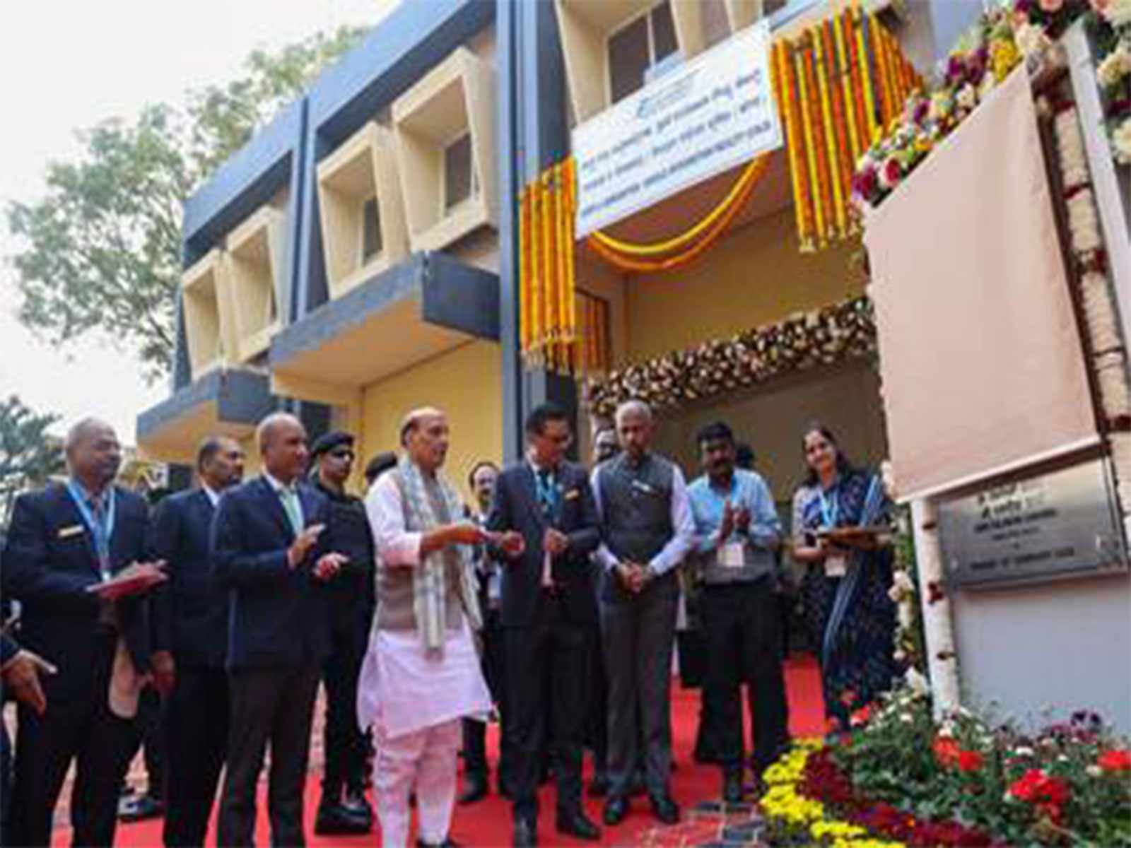 Rajnath Singh inaugurates Missile Integration facility at BEL (Photo/PIB)