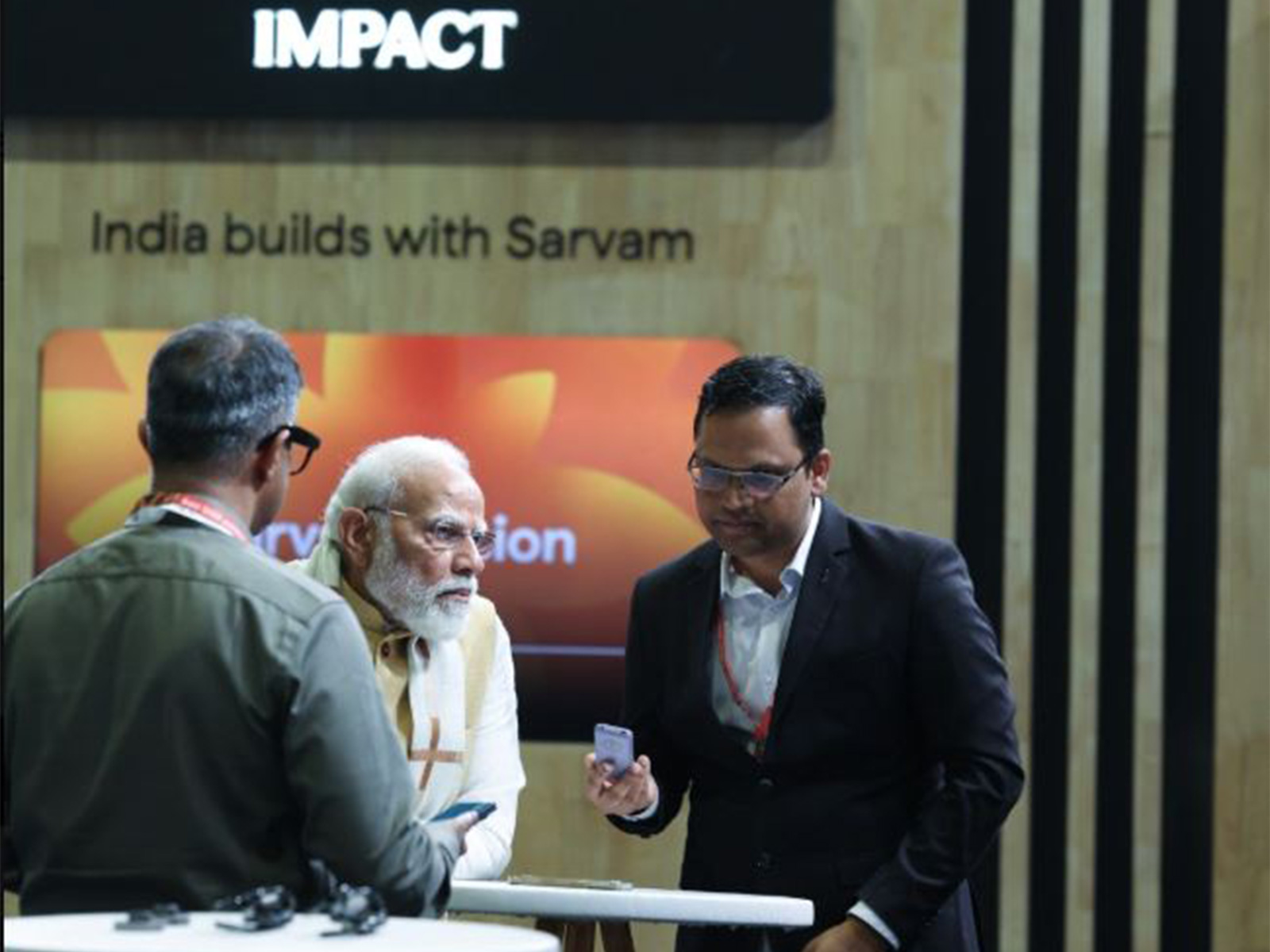 PM Narendra Modi at AI India Expo (Photo/@narendramodi)
