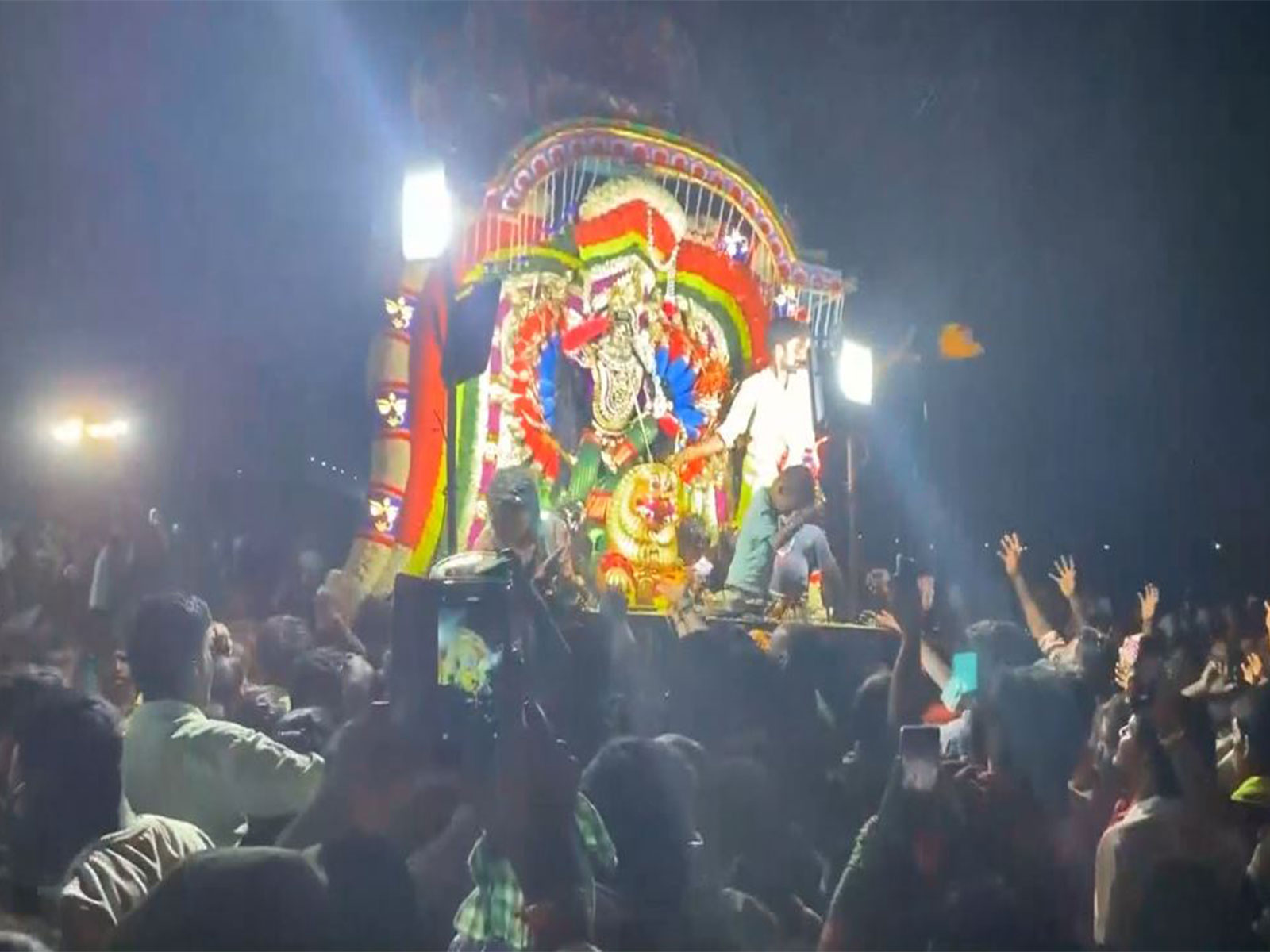 Visual from the Mayana Kollai festival (Photo/ANI)