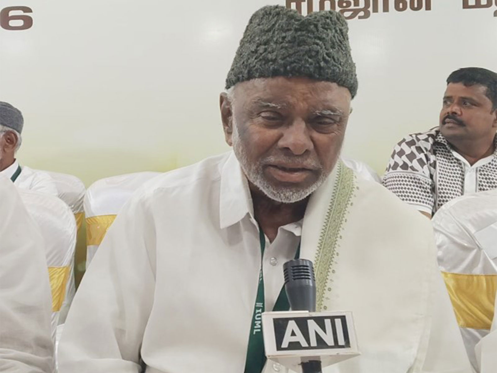 Indian Union Muslim League National President Kader Mohideen (Photo/ANI) Indian Union Muslim League National President Kader Mohideen (Photo/ANI)
