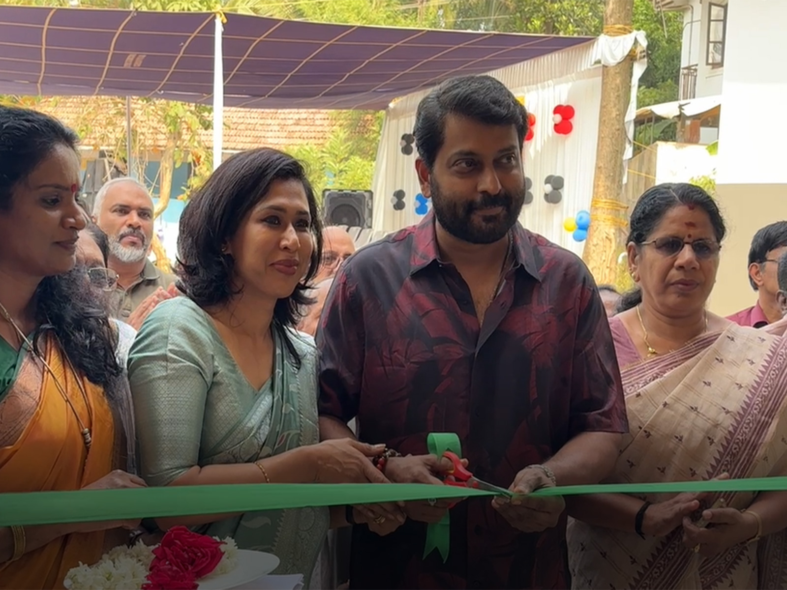 Actor Narain inaugurates school building (Photo/ANI)