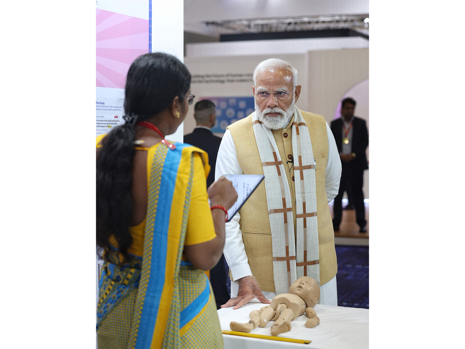 Prime Minister Narendra Modi at AI-India Impact Expo (Photo/ANI) Prime Minister Narendra Modi at AI-India Impact Expo (Photo/ANI)
