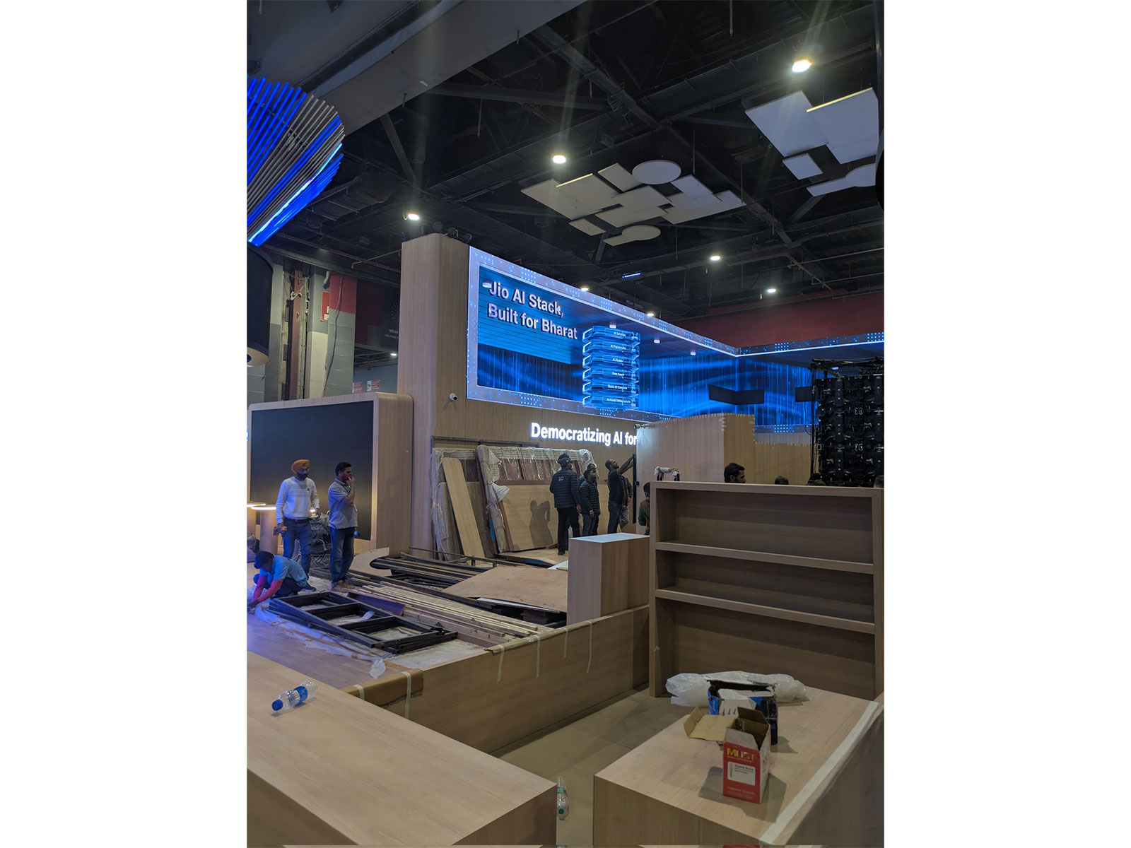 Jio at India AI Summit 2026 (Photo/@fooobar) Jio at India AI Summit 2026 (Photo/@fooobar)