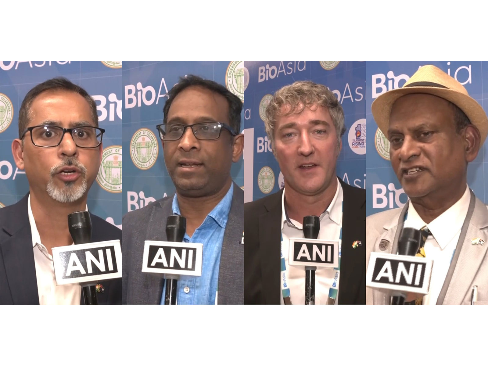 Munish Kaushal; Nagaraj Gopisetty; Andreas Kupz; Prasad KDV Yarlagadda (Photo/ANI) Munish Kaushal; Nagaraj Gopisetty; Andreas Kupz; Prasad KDV Yarlagadda (Photo/ANI)
