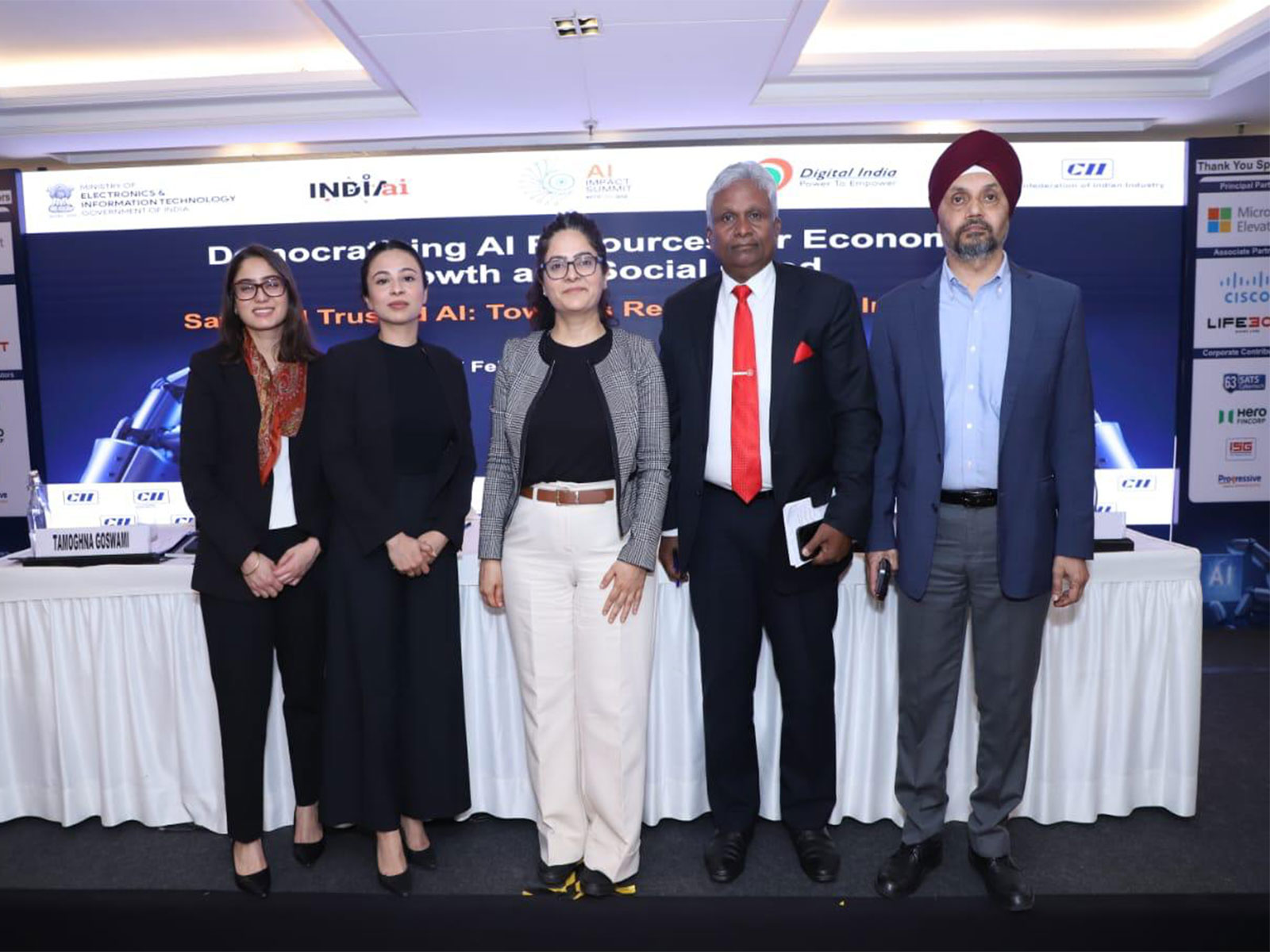 Session Safe and trusted AI: Towards responsible AI innovation (Photo: X@FollowCII) Session Safe and trusted AI: Towards responsible AI innovation (Photo: X@FollowCII)