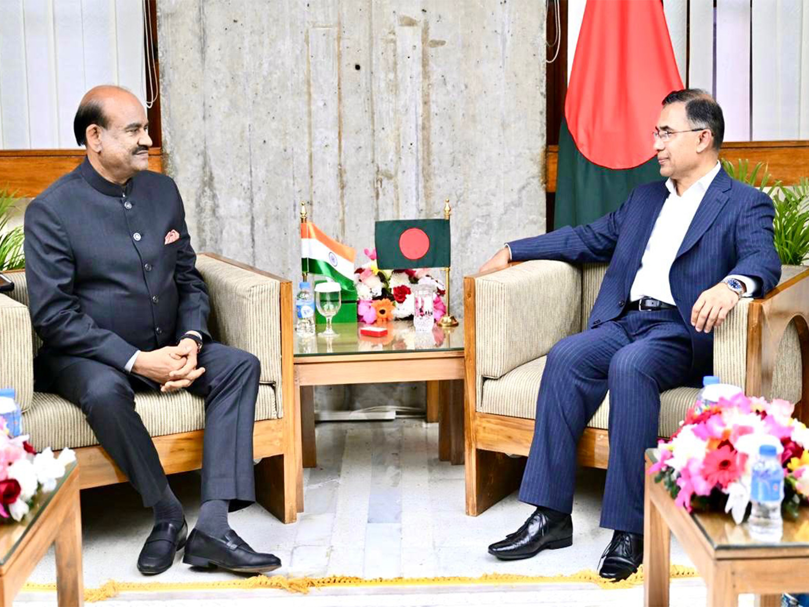 Lok Sabha Speaker Om Birla with newly elected Prime Minister of Bangladesh, Tarique Rahman (Photo/X@ombirlakota)