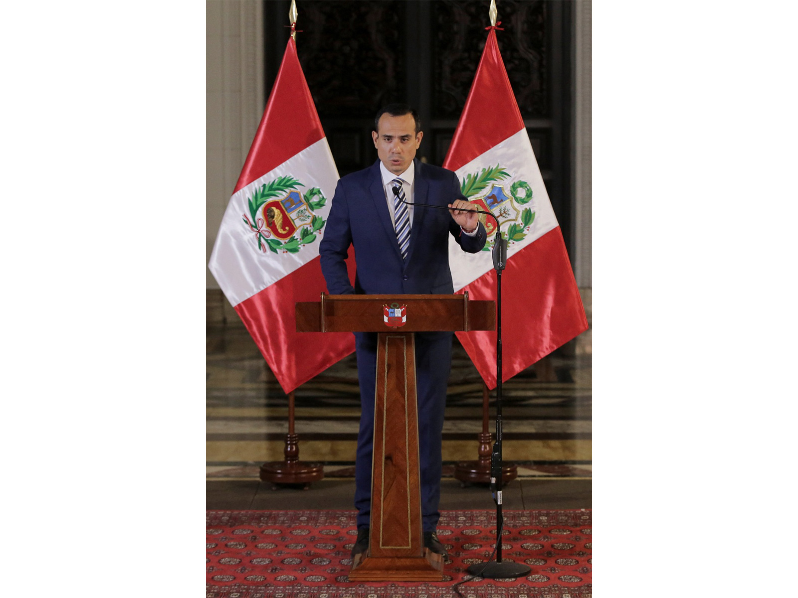 Peruvian Interim President Jose Jeri (Photo/Reuters) Peruvian Interim President Jose Jeri (Photo/Reuters)