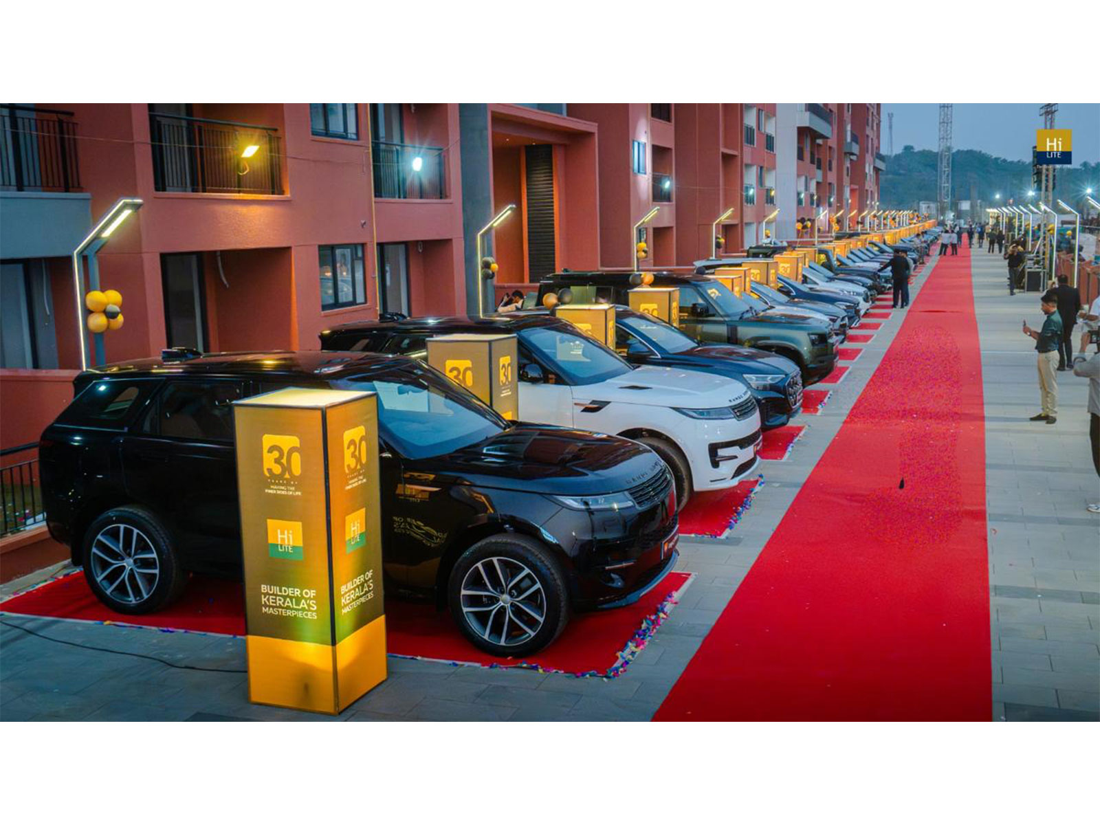 Cars gifted to employees as part of HiLITE Group's 30th-anniversary celebrations