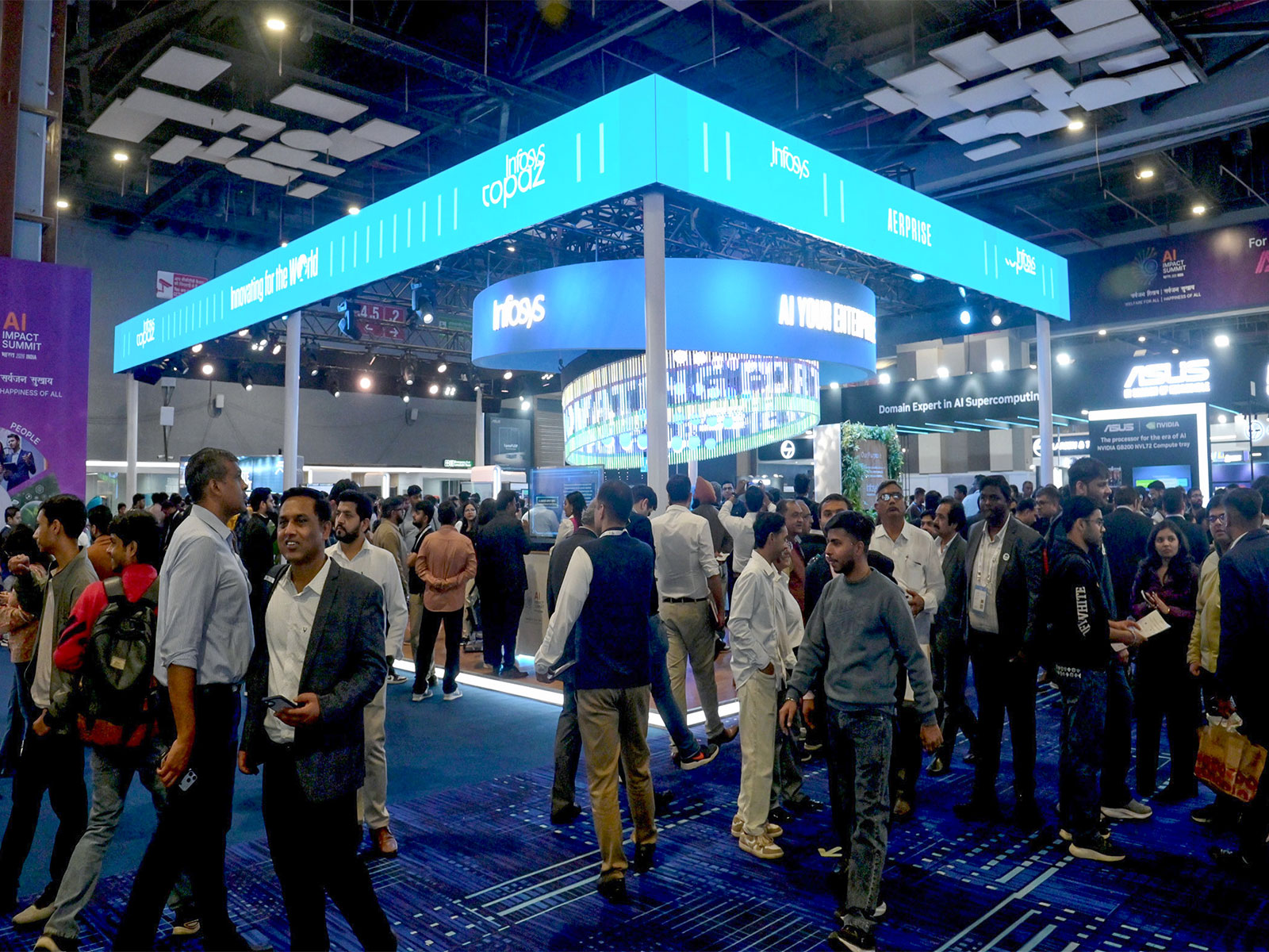 Enthusiastic crowds at the AI-India Impact Summit (Photo/ANI) Enthusiastic crowds at the AI-India Impact Summit (Photo/ANI)