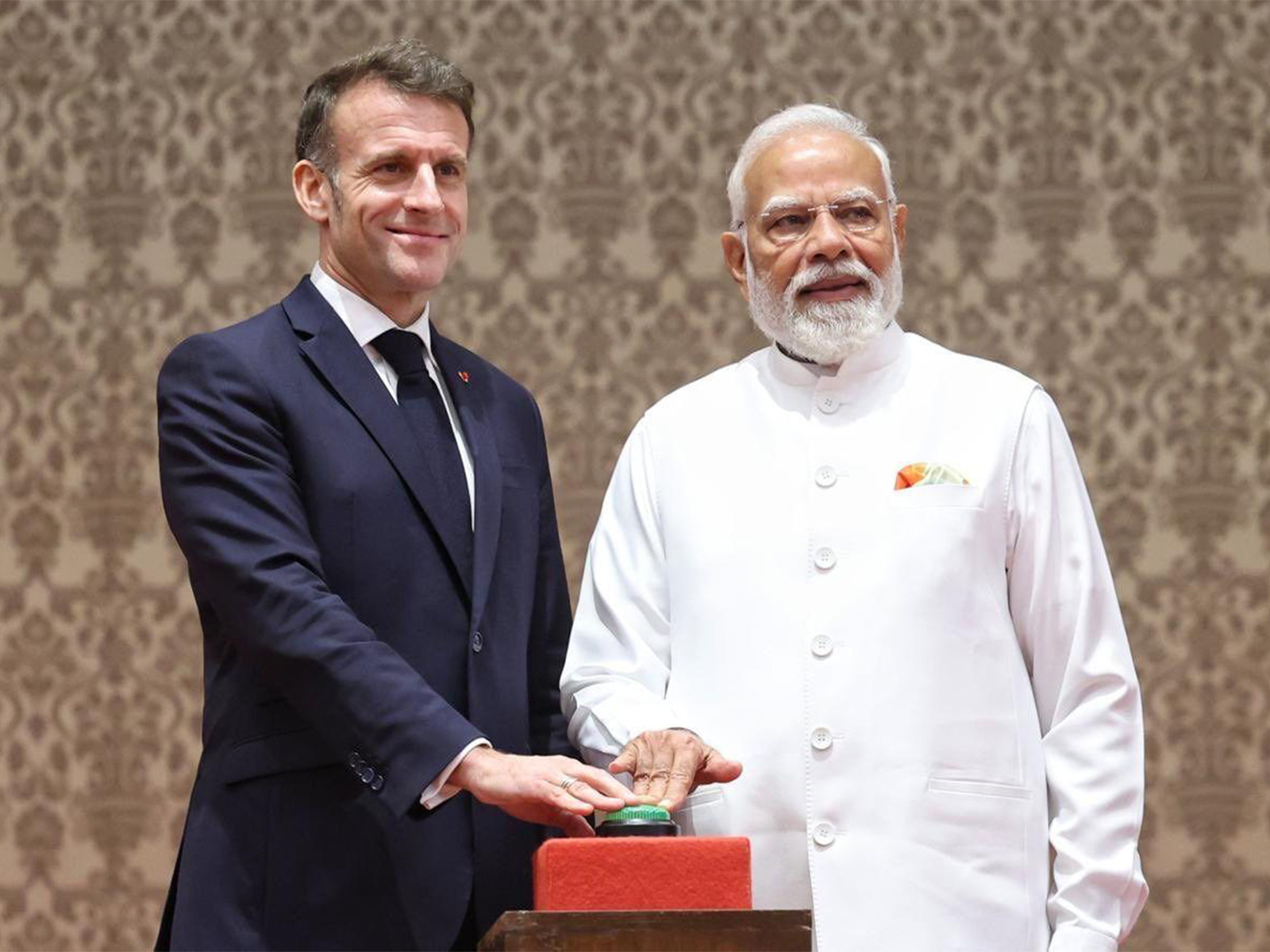 H.E. Mr. Emmanuel Macron, President of the French Republic and Hon’ble Prime Minister of India Shri Narendra Modi officially inaugurate the Indo-French Year of Innovation 2026