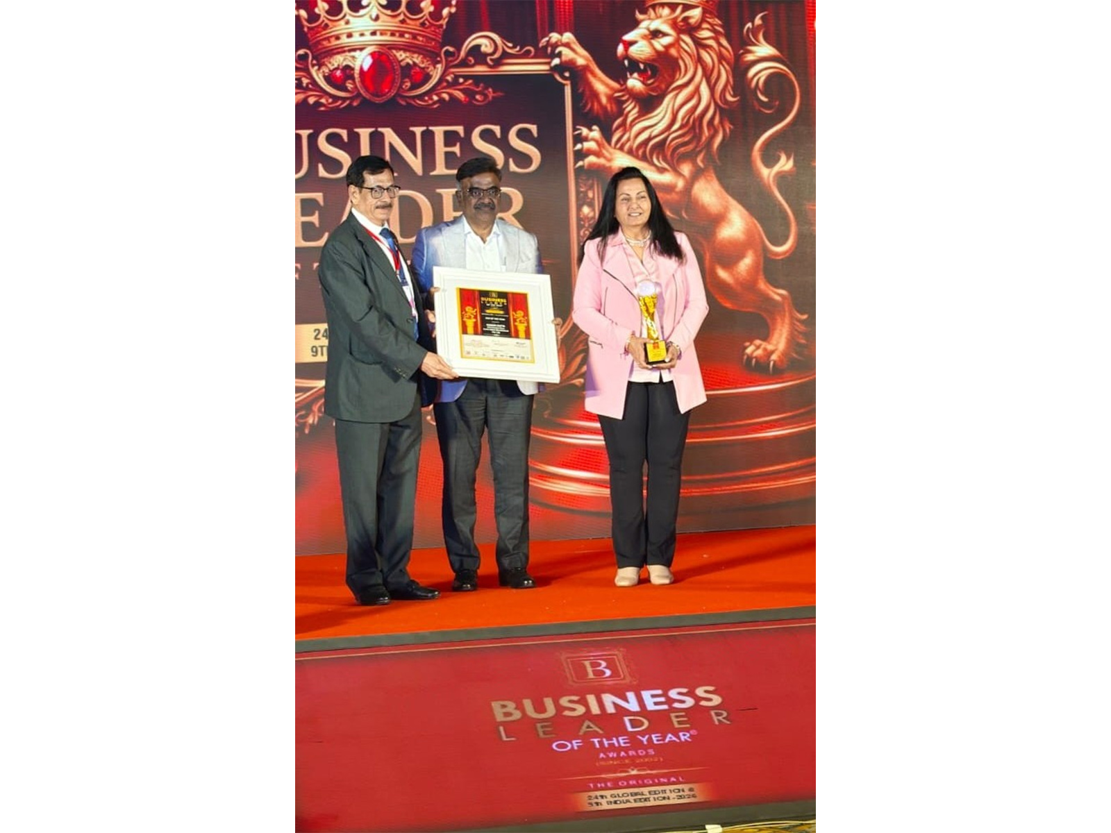 Subodh Gupta, CEO, Lord’s Mark Microbiotech, Conferred ‘CEO of the Year’ at Business Leader of the Year 2026 Event.