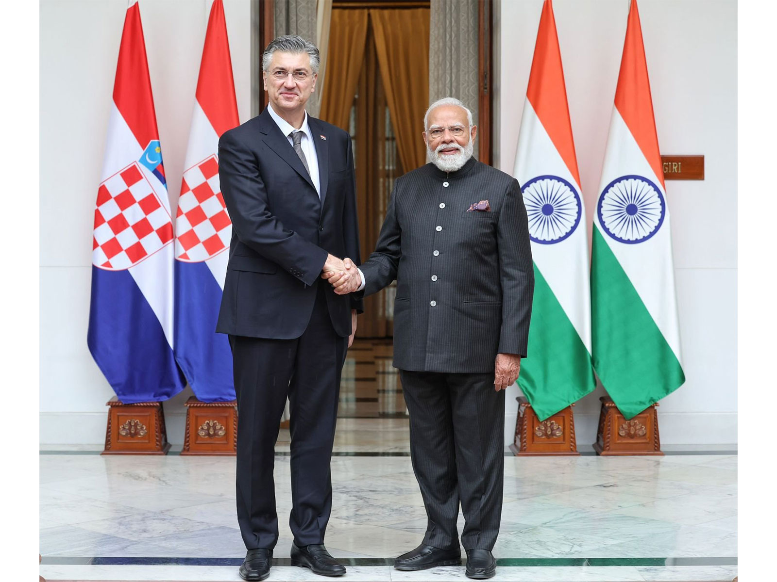 Prime Minister Narendra Modi with Prime Minister of Croatia, Andrej Plenković (Photo: X@narendramodi) Prime Minister Narendra Modi with Prime Minister of Croatia, Andrej Plenković (Photo: X@narendramodi)