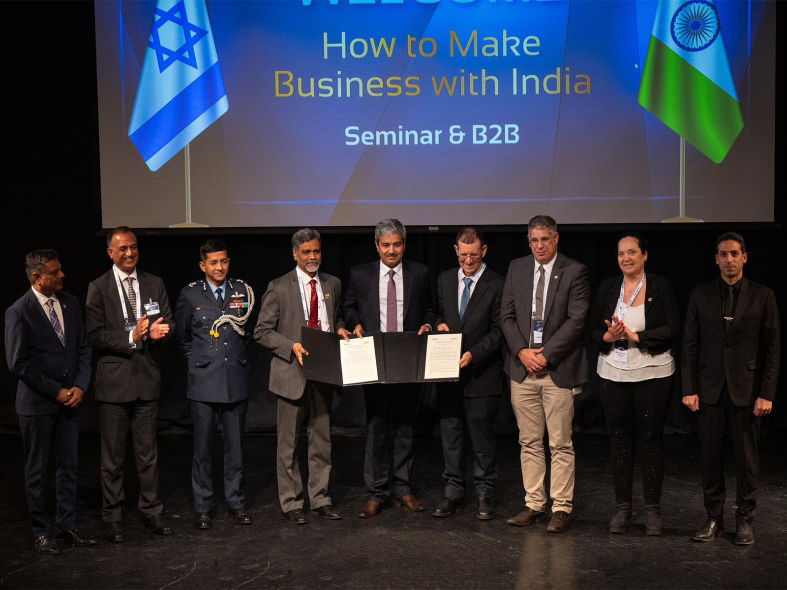 Israel MOD Leads Strategic Defense Industry Seminar with India (Photo: X@Israel_MOD)
