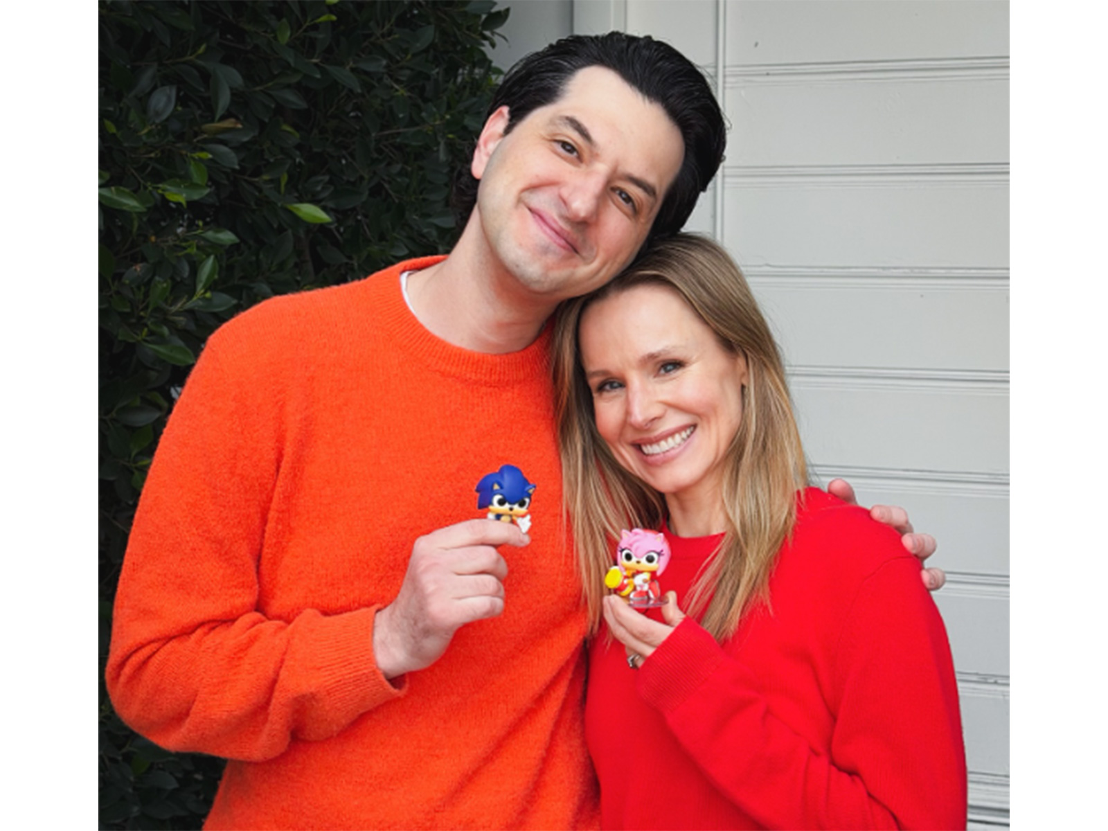 Ben Schwartz and Kristen Bell (Photo/Instagram@BenSchwartz)  