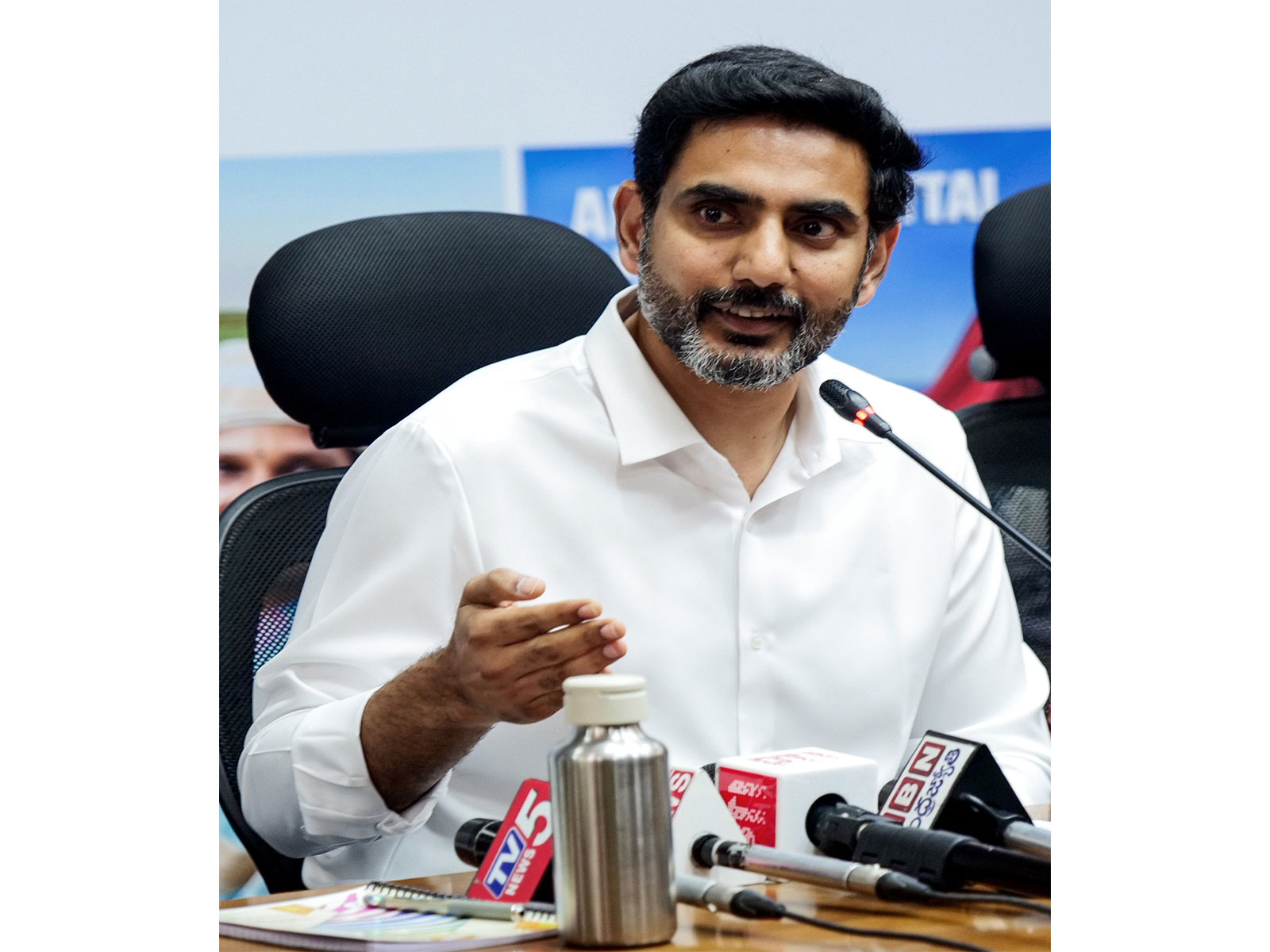 TDP leader Nara Lokesh (Photo/ANI) TDP leader Nara Lokesh (Photo/ANI)
