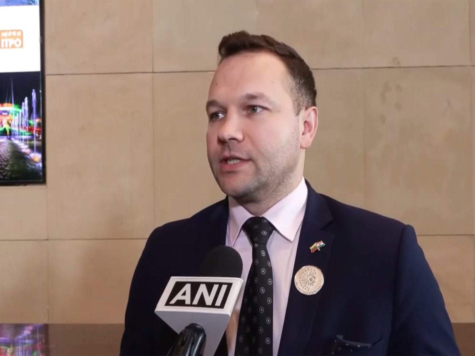 Lithuania's Economy and Innovation Minister Edvinas Grikšas (Photo/ANI)