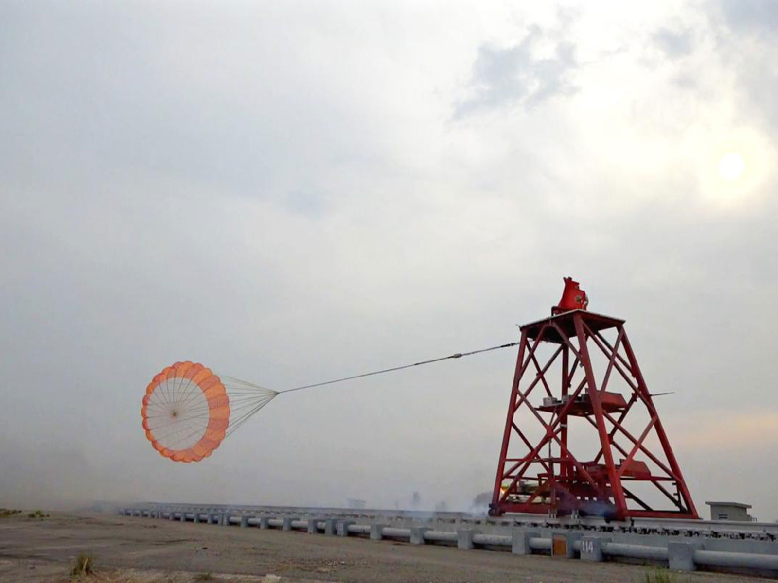 DRDO conducts successful qualification test for Gaganyaan Drogue Parachute. (Photo/PIB) DRDO conducts successful qualification test for Gaganyaan Drogue Parachute. (Photo/PIB)