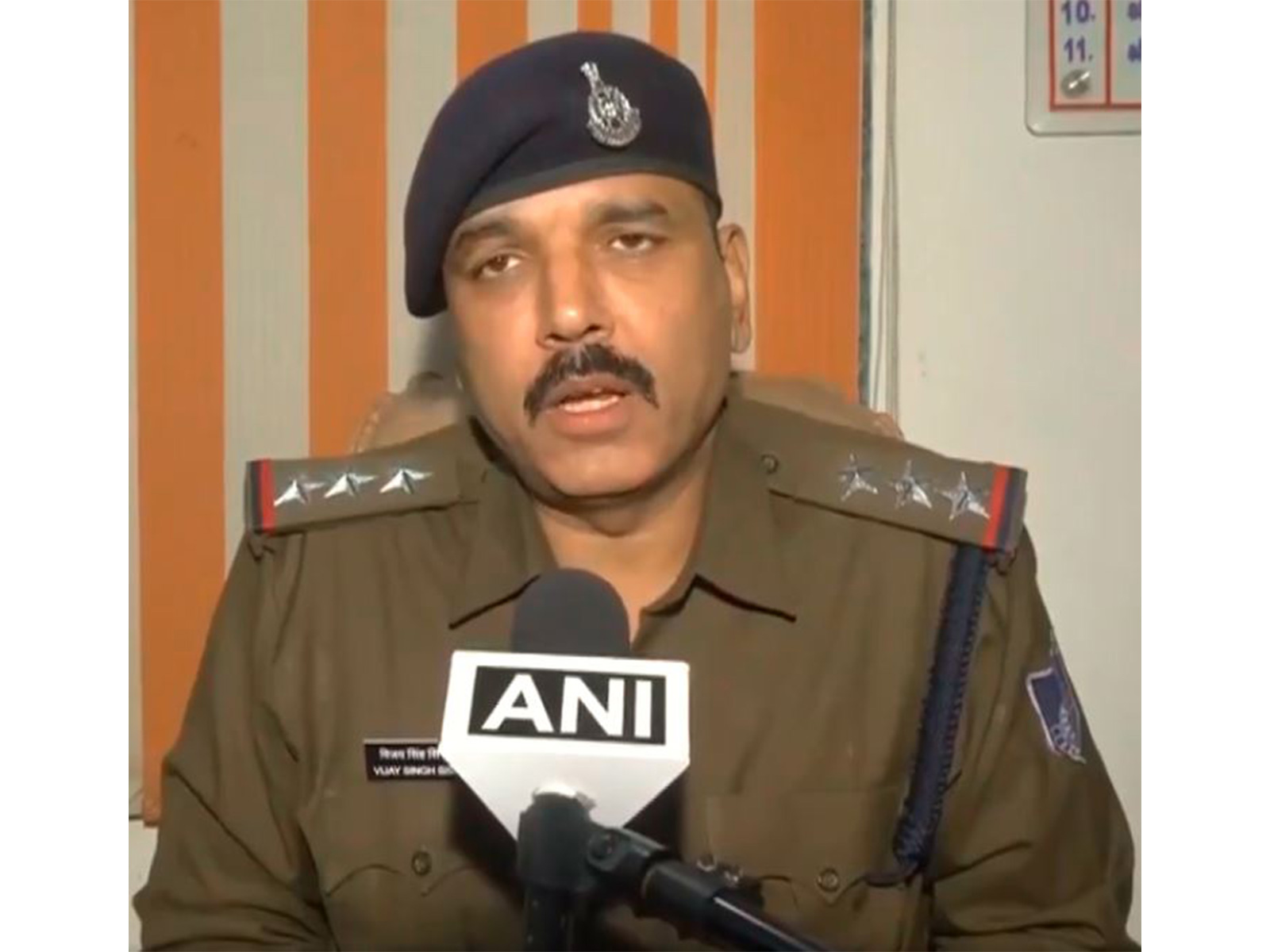 In charge of MG Road Police Station, Vijay Singh Sisodia (Photo/ANI) In charge of MG Road Police Station, Vijay Singh Sisodia (Photo/ANI)