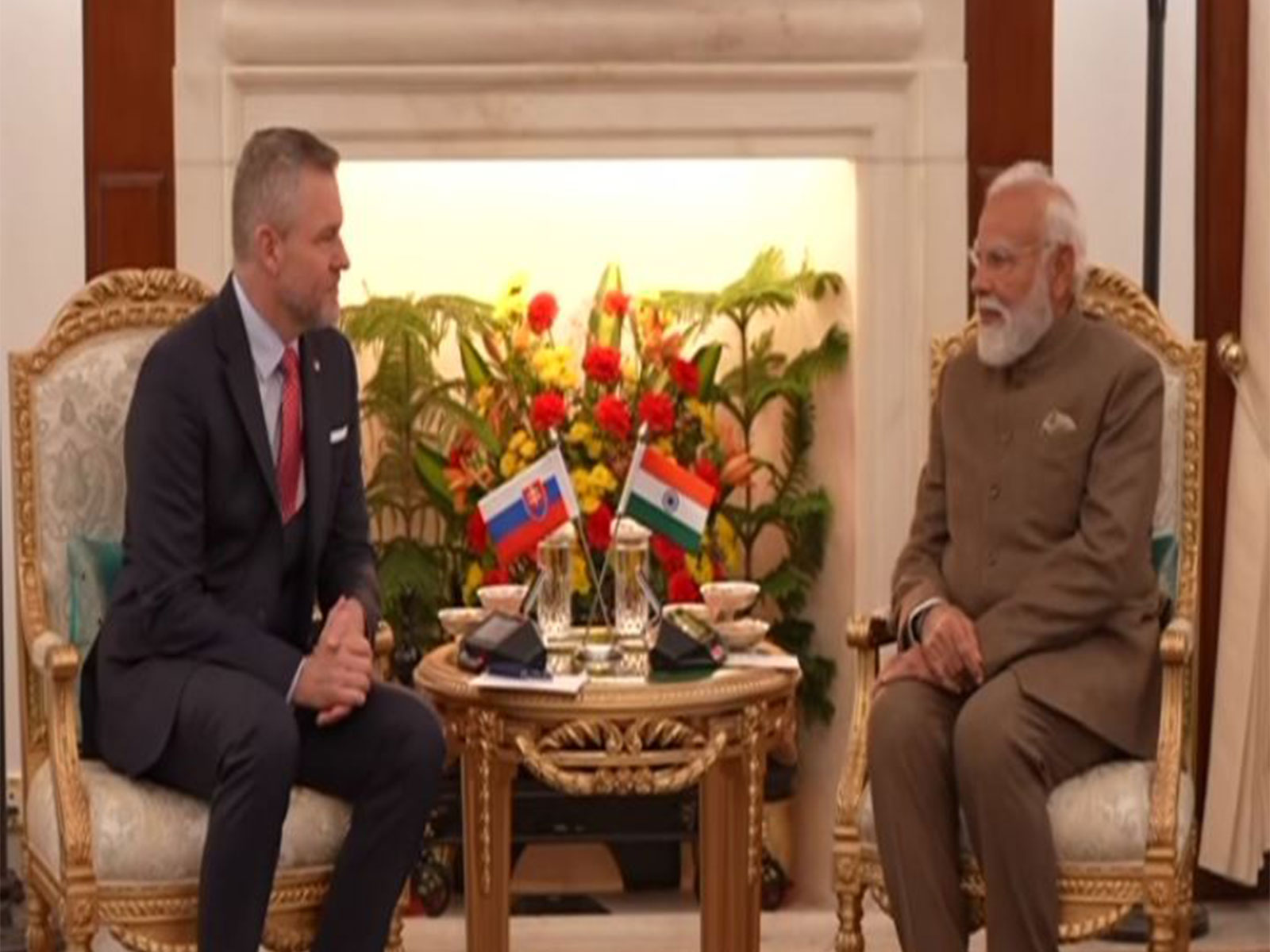 PM Modi holds bilateral talks with Slovakian President Peter Pellegrini