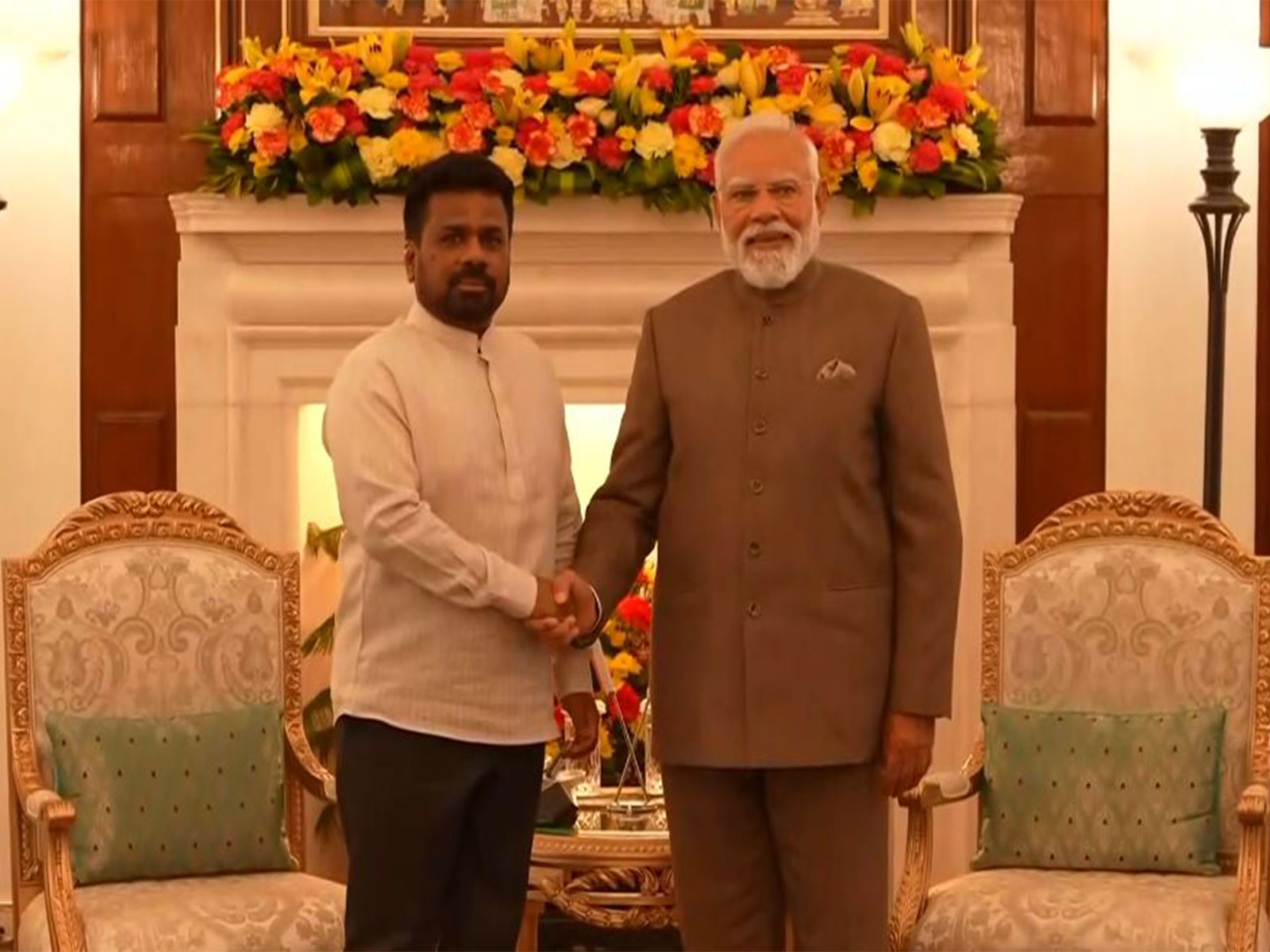 PM Modi meets ri Lankan President Anura Kumara Dissanayake (Photo/DD)