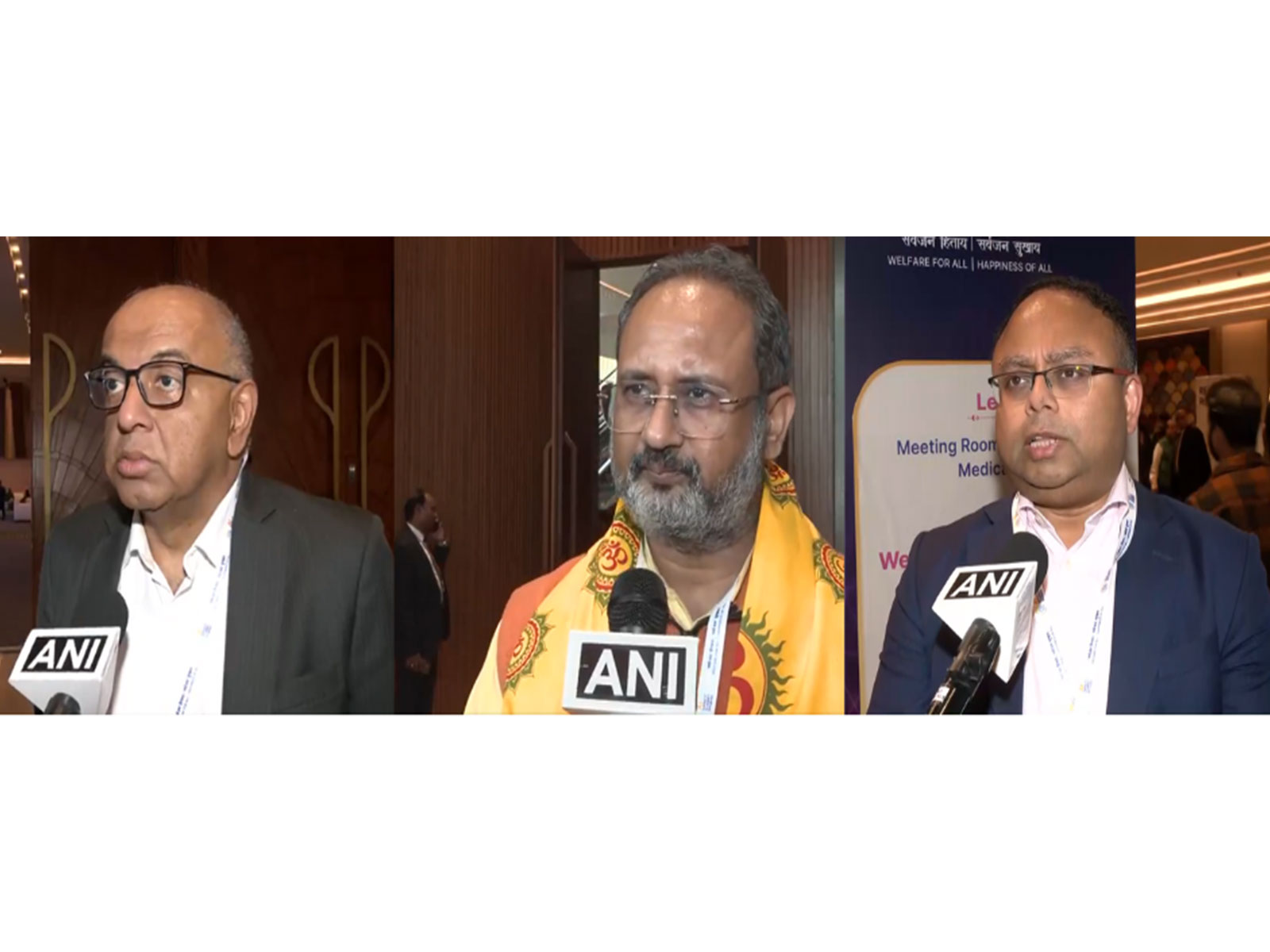 Sanjeev Bikhchandani; Chinmay Pandya; Saibal Chakraborty (Photo/ANI)