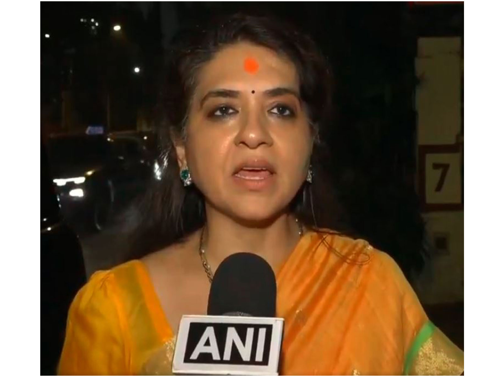 Shiv Sena leader Shaina NC (Photo/ANI)
