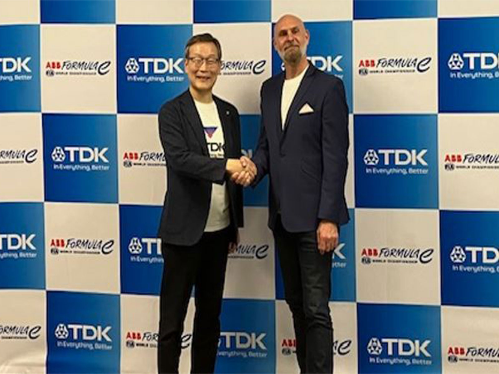 ­­TDK inaugurated the title partner of Formula E Tokyo night race (Photo/ANI)