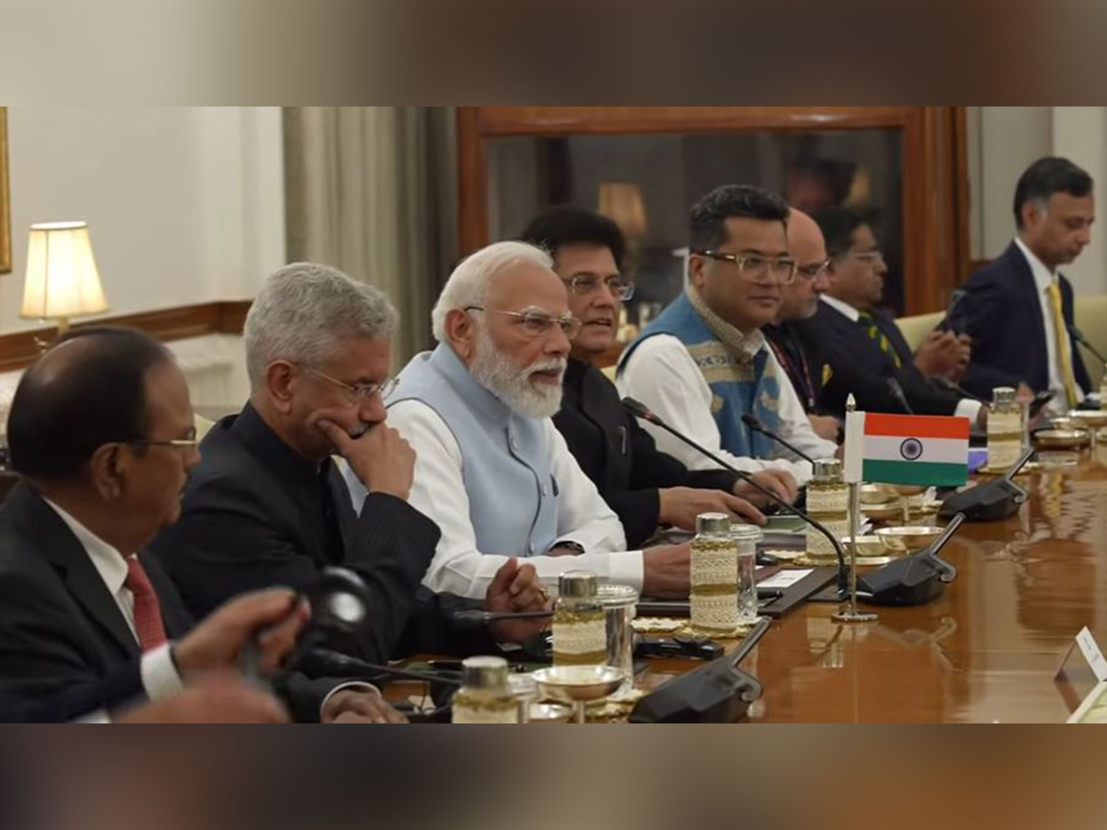 India-Brazil delegation-level talks (Photo/ Narendra Modi Youtube)