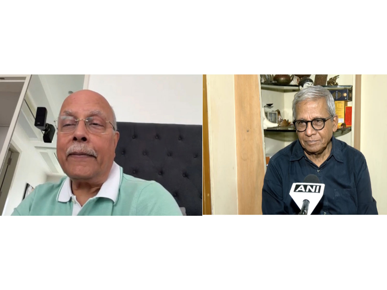 Shailesh Haribhakti, Chartered Accountant and Cost Accountant; R N Bhaskar, CEO, Asiaconverge (Photo/ANI)