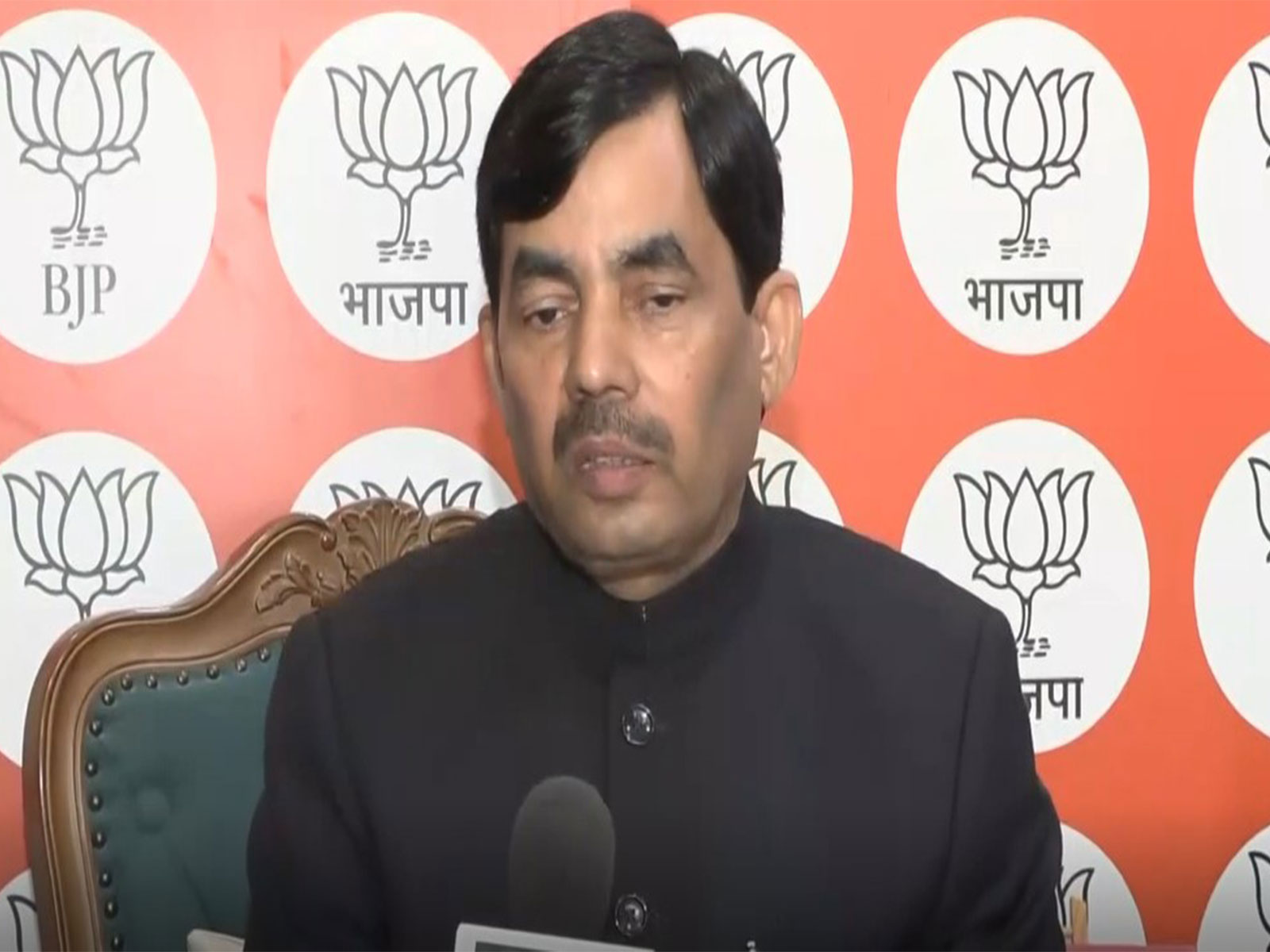 BJP leader Syed Shahnawaz Hussain (Photo/ANI)