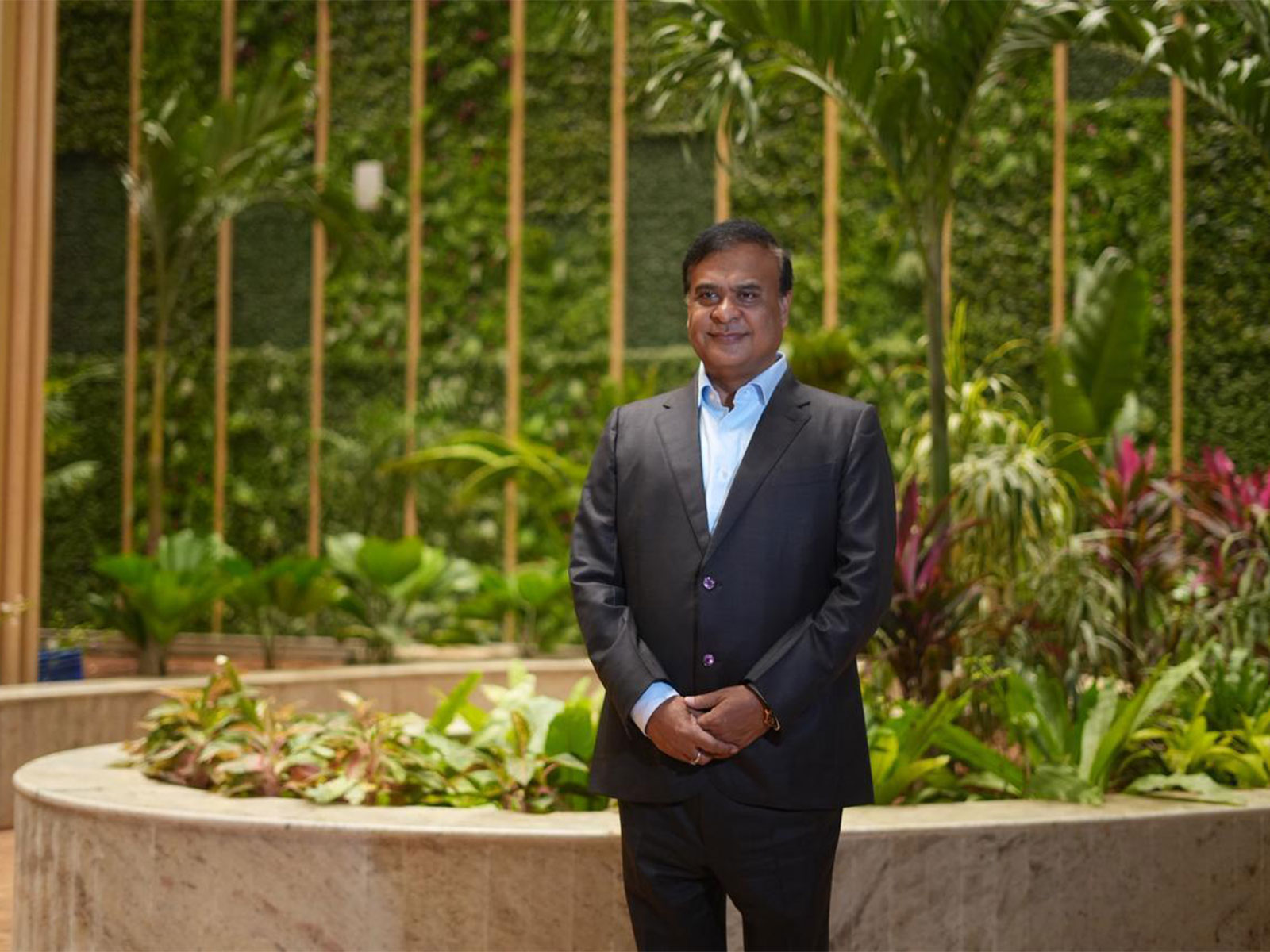 Assam Chief Minister Himanta Biswa Sarma at the Guwahati Airport  (Photo/@himantabiswa)