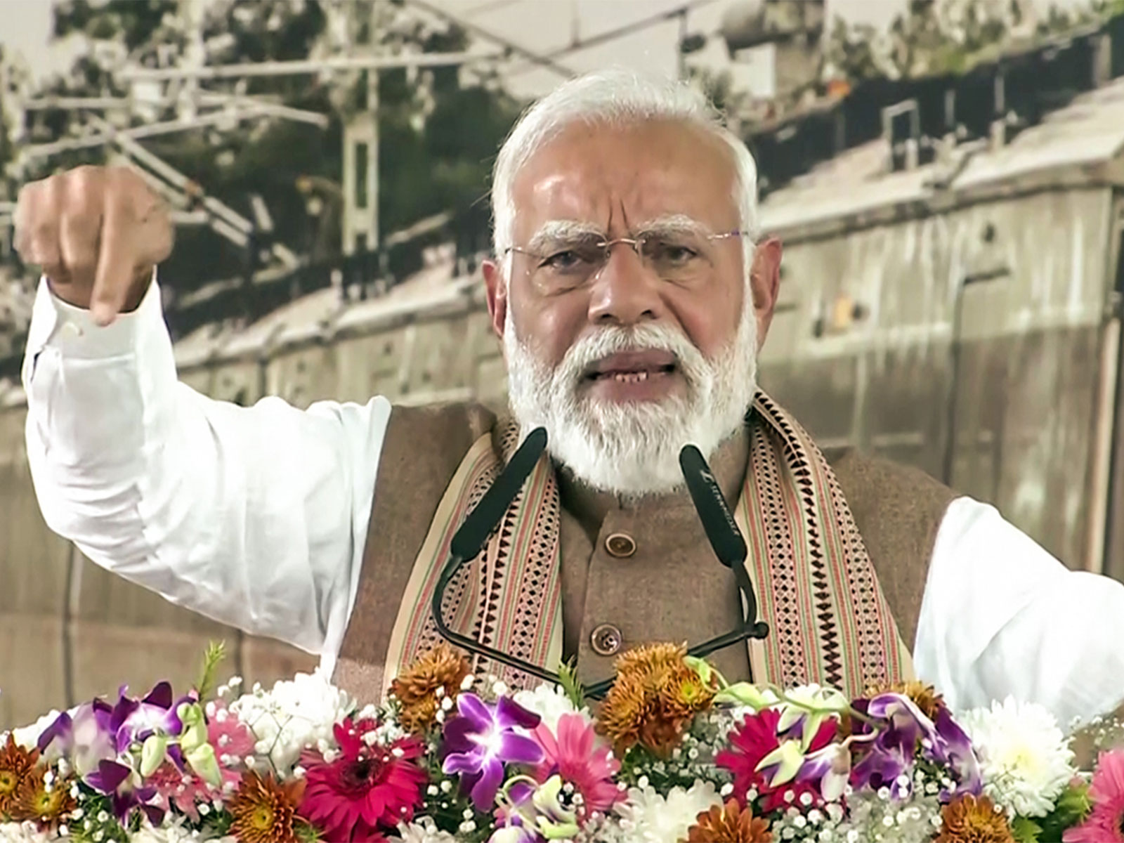 Prime Minister Narendra Modi addresses public at Namo Bharat RRTS inauguration in Meerut. (Photo:DD/ANI) Prime Minister Narendra Modi addresses public at Namo Bharat RRTS inauguration in Meerut. (Photo:DD/ANI)