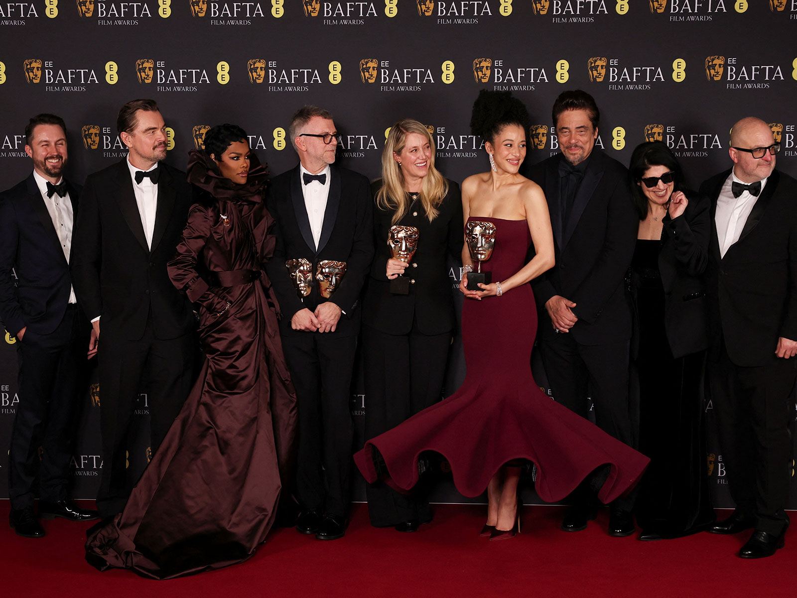 One Battle After Another full cast with BAFTA 2026 (Photo/Reuters)