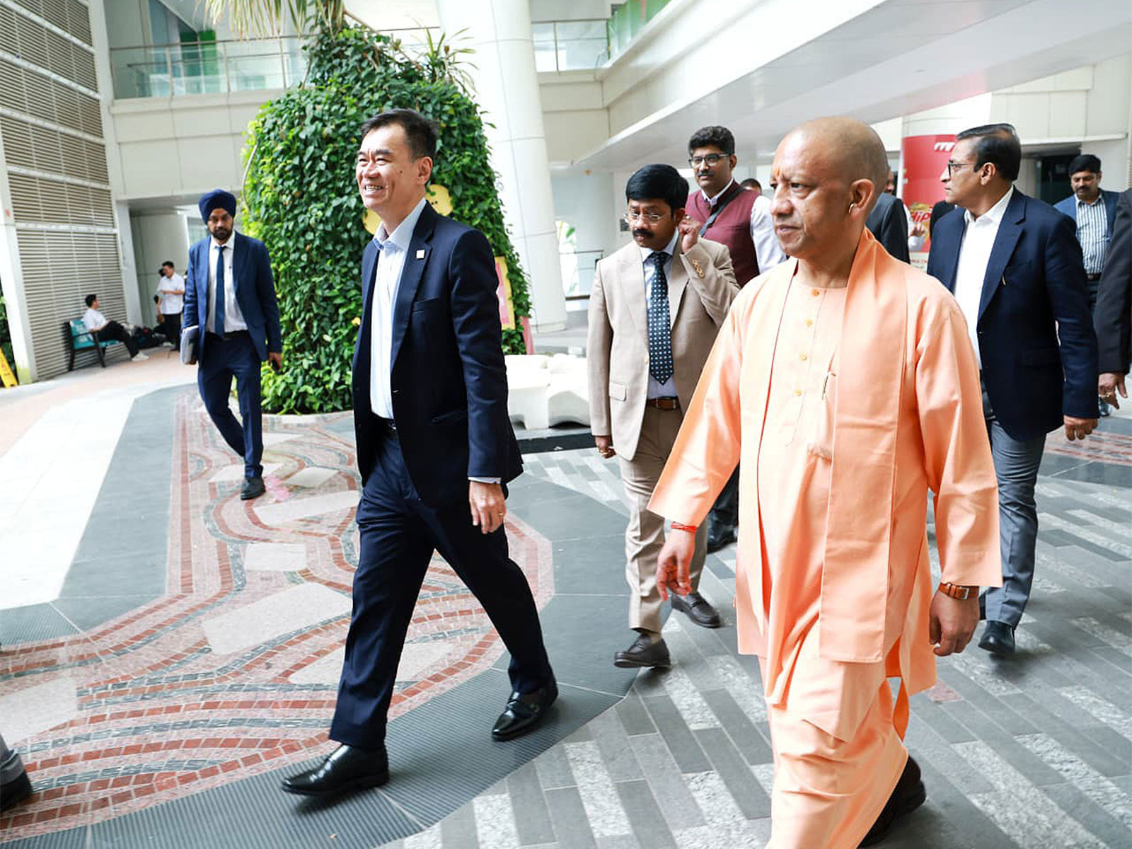 UP CM Yogi Adityanath visited ITE College Central (Photo/@myogiadityanath on X)
