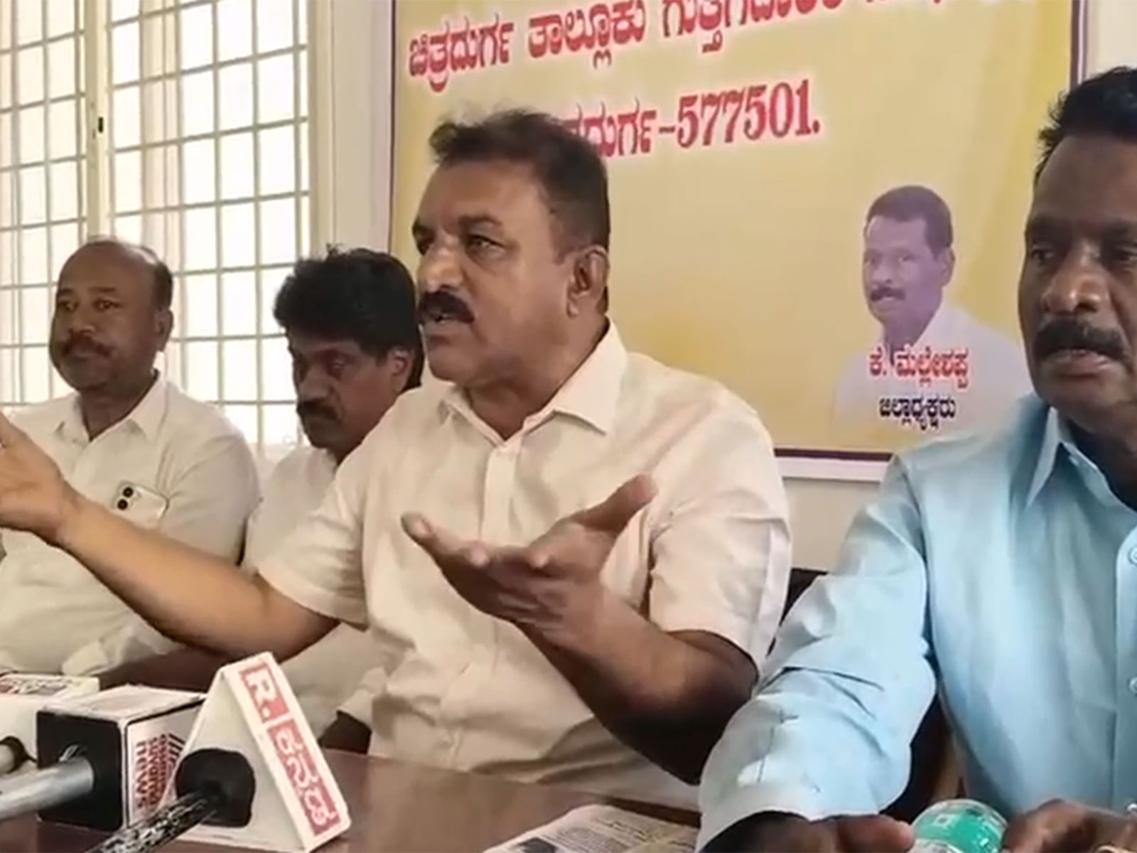 Karnataka Contractors Association President R Manjunath (Photo/ANI)