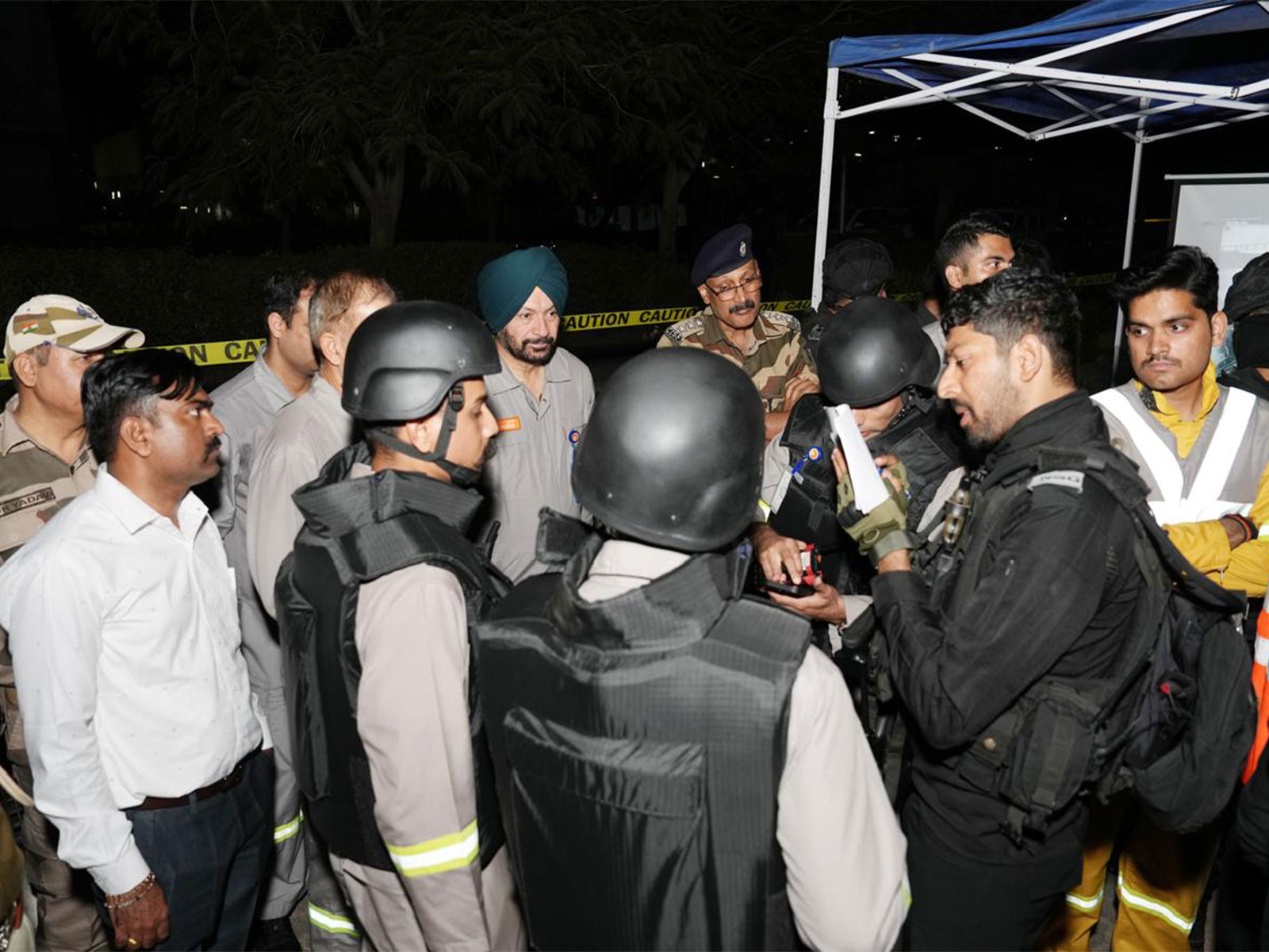 A visual from the mock drill (Photo/ANI)