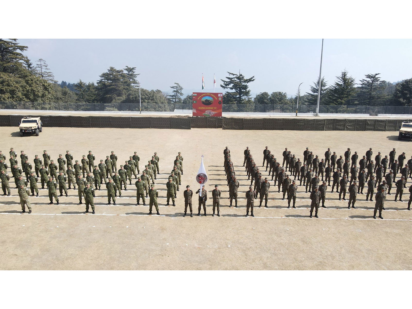 India-Japan Joint Exercise 'Dharma Guardian' commences in Chaubattia (Photo/X@adgpi) India-Japan Joint Exercise 'Dharma Guardian' commences in Chaubattia (Photo/X@adgpi)