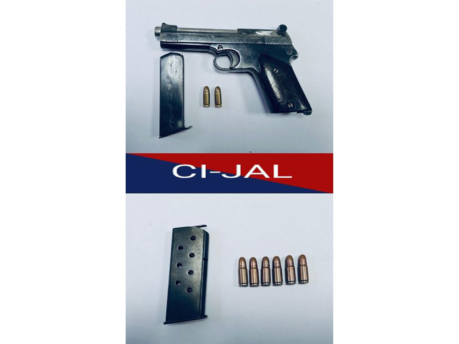 Confiscated cache of arms and explosives from the accused. (Photo/X@DGPPunjab Police)