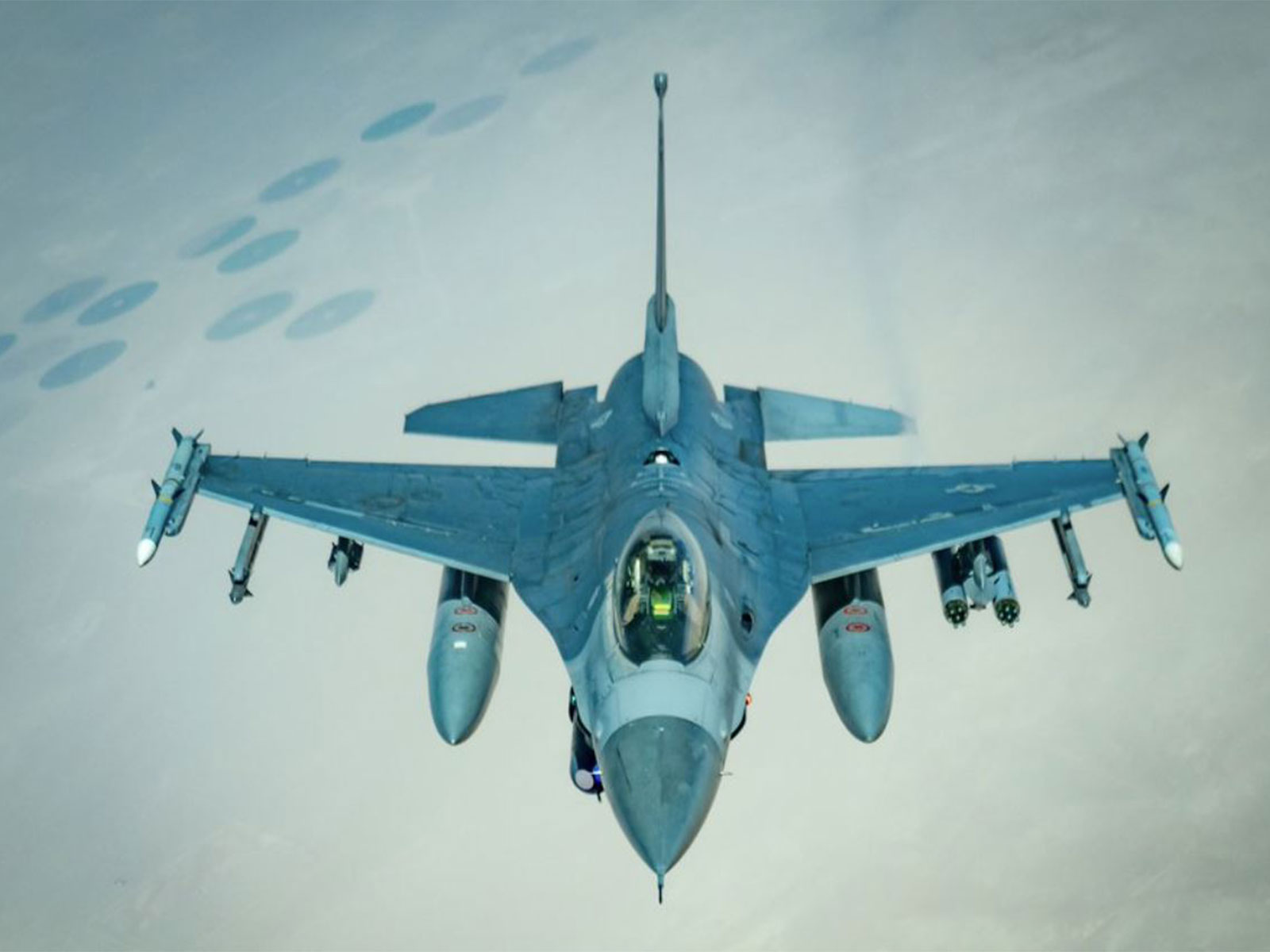 U.S. Air Force F-16 in an exercise (File Photo/@CENTCOM) 