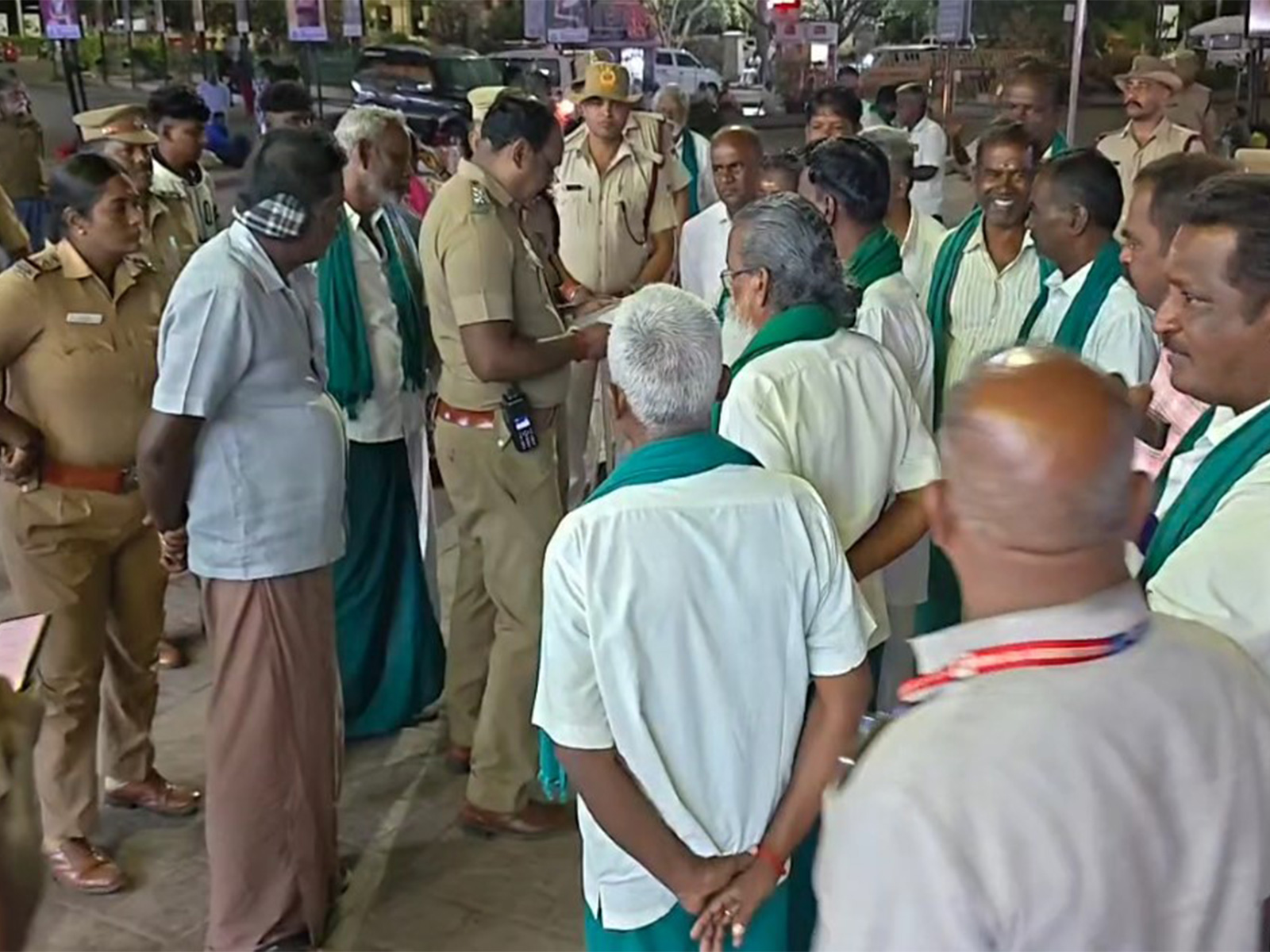 Visual from the protest site (Photo/ANI) Visual from the protest site (Photo/ANI)