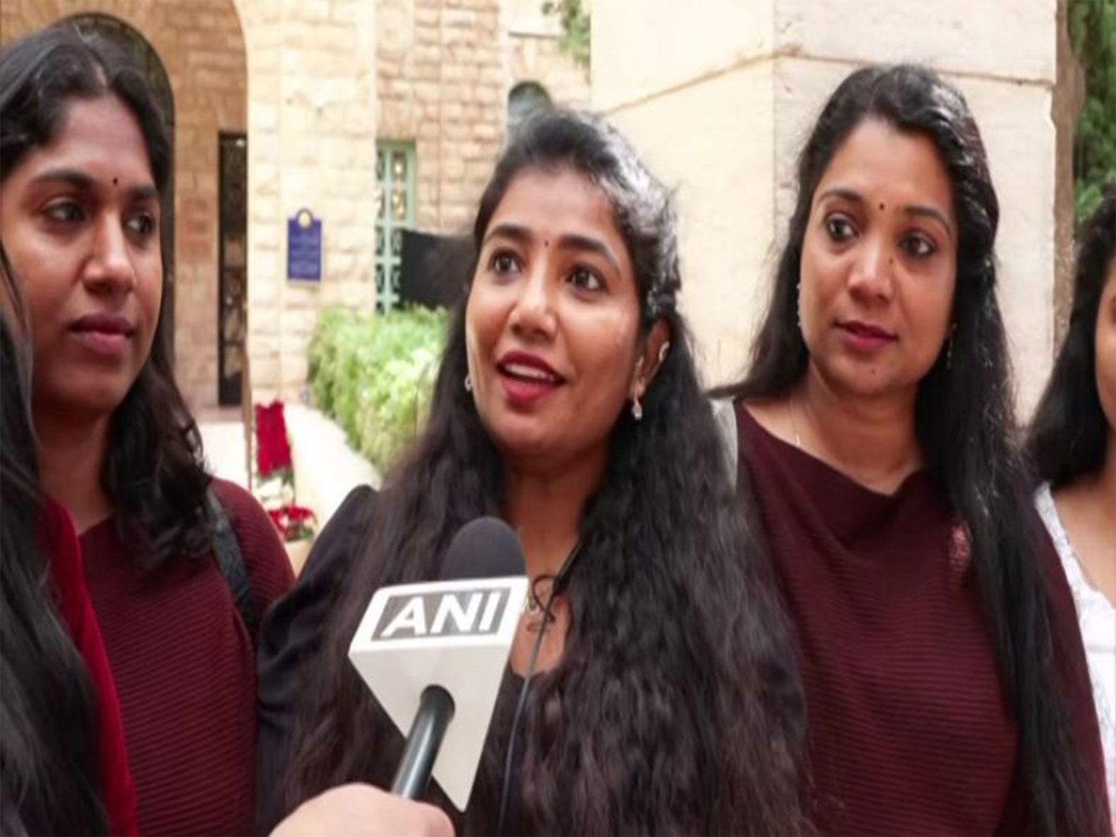 Excited members of the Indian diaspora speaking to ANI (Photo/ANI)