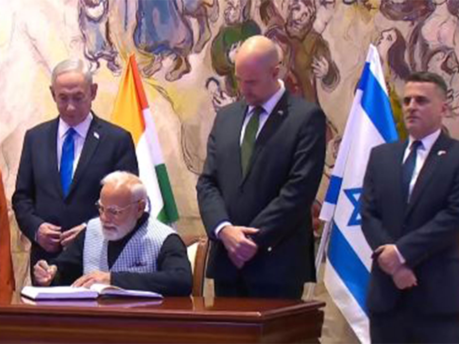 PM Modi in Israel (Photo/X@IsraeliPM) PM Modi in Israel (Photo/X@IsraeliPM)
