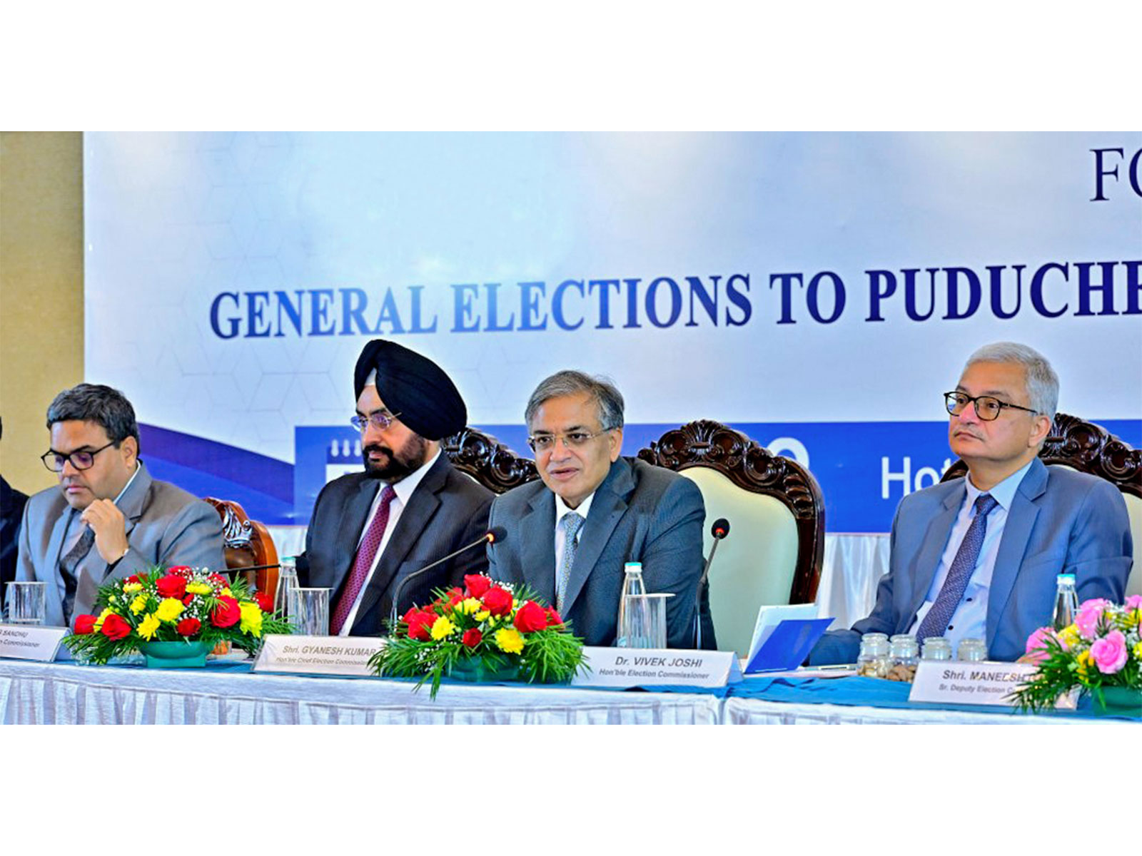 Chief Election Commissioner Gyanesh Kumar, with Election Commissioners Sukhbir Singh Sandhu and Vivek Joshi (File Photo/ANI) Chief Election Commissioner Gyanesh Kumar, with Election Commissioners Sukhbir Singh Sandhu and Vivek Joshi (File Photo/ANI)