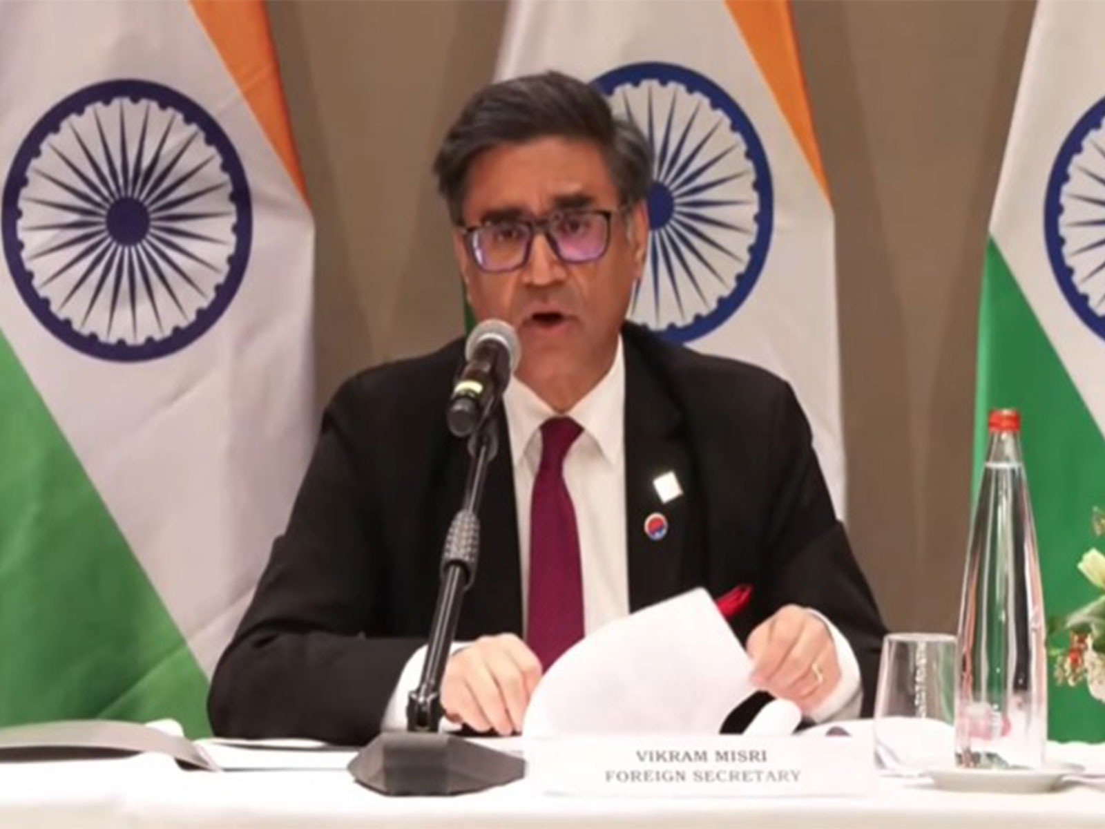 Foreign Secretary Vikram Misri (Photo: YouTube@ Ministry of External Affairs, India) Foreign Secretary Vikram Misri (Photo: YouTube@ Ministry of External Affairs, India)