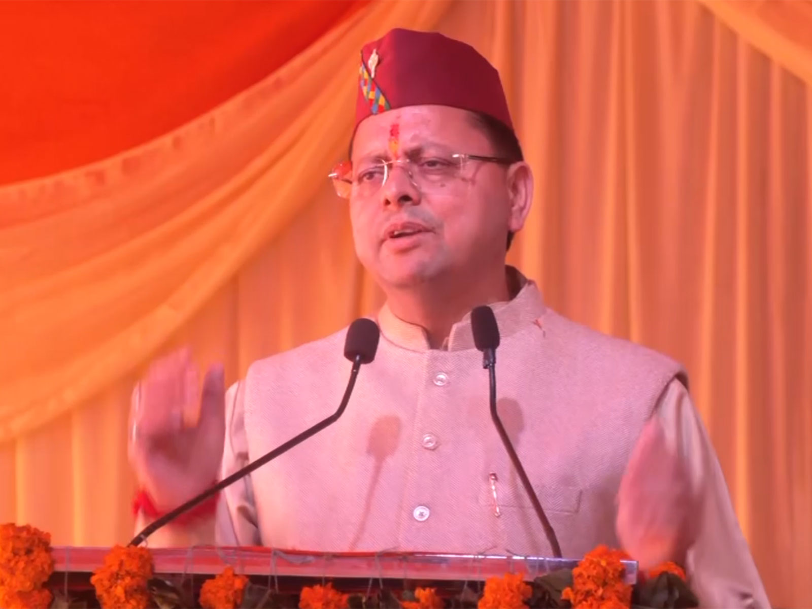 Uttrakhand CM Pushkar Singh Dhami (Photo/ANI)